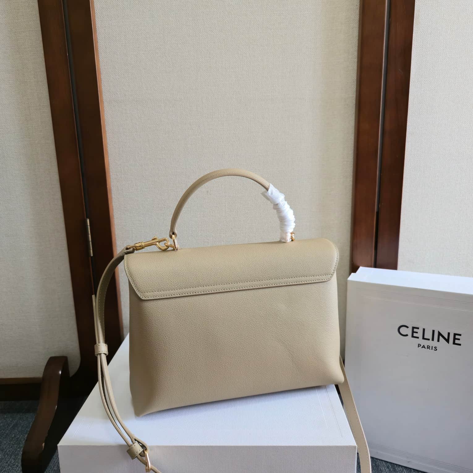 Celine Small Nino bag in Beige Supple Calfskin High