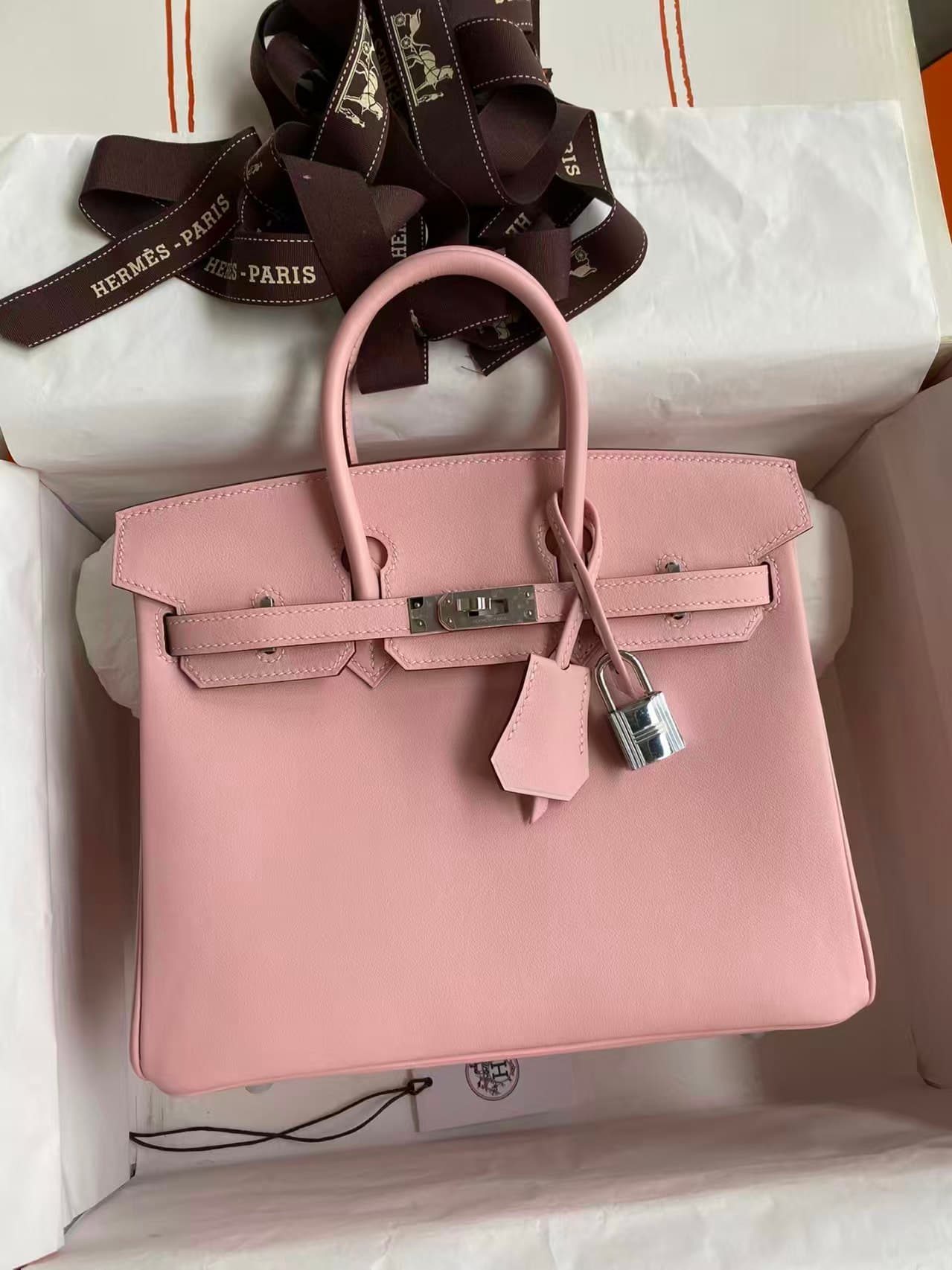 Hermes Birkin 25/30/35cm Bag Swift Leather WAX High Customizing Style