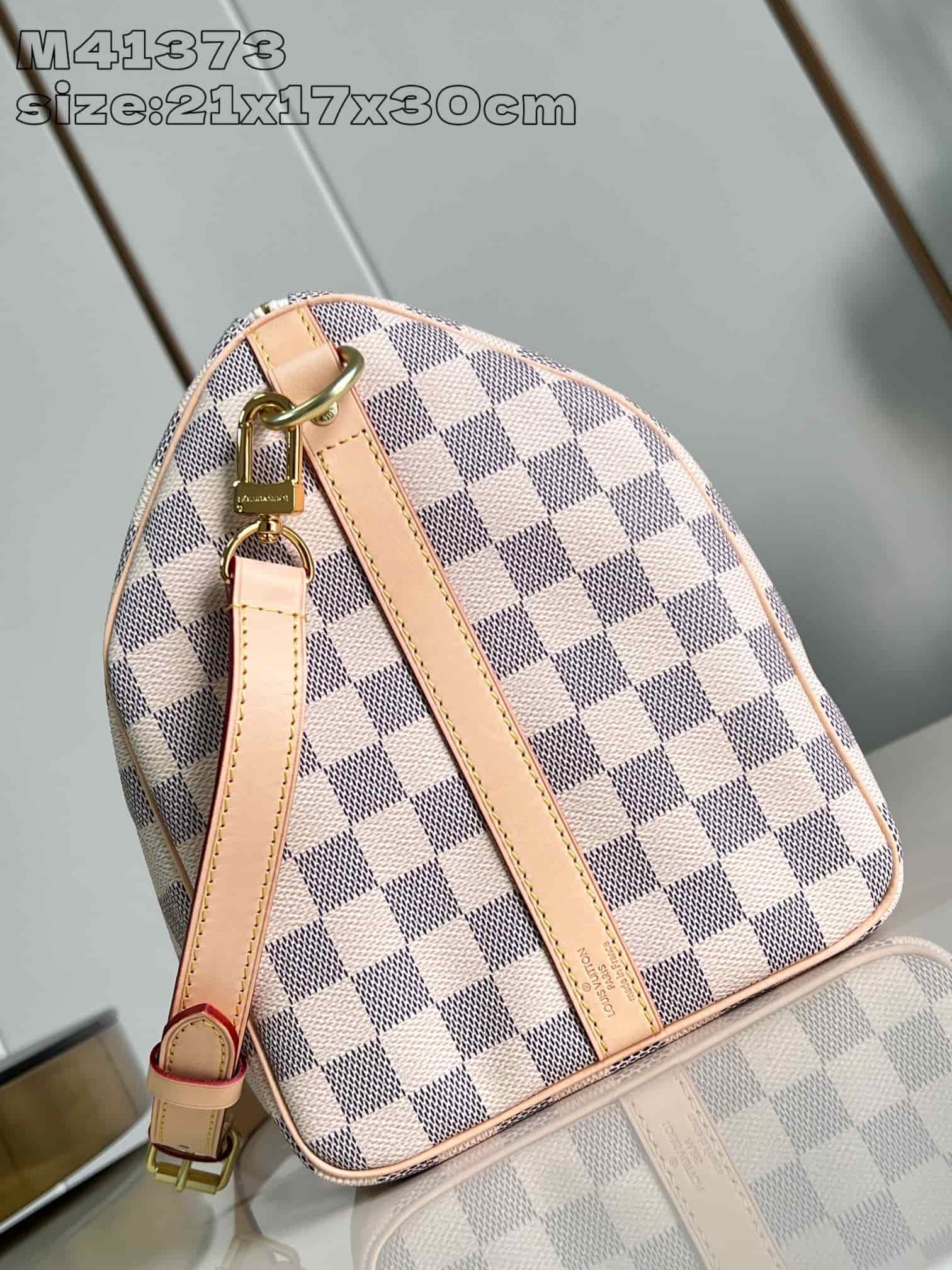 LV Speedy Bandoulière 30 Damier Azur Canvas M41373 High