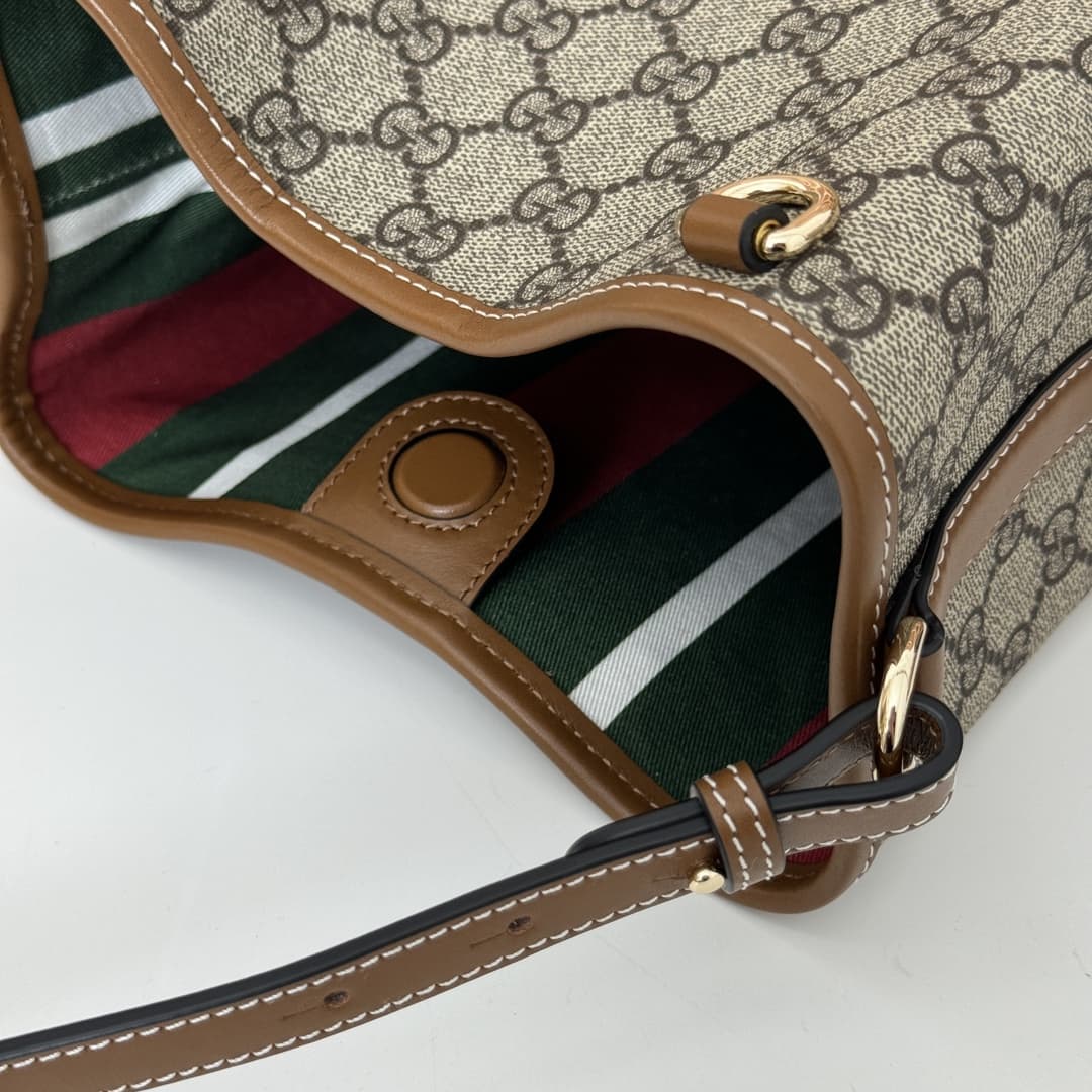 Gucci GG Emblem small bucket bag 815118 High