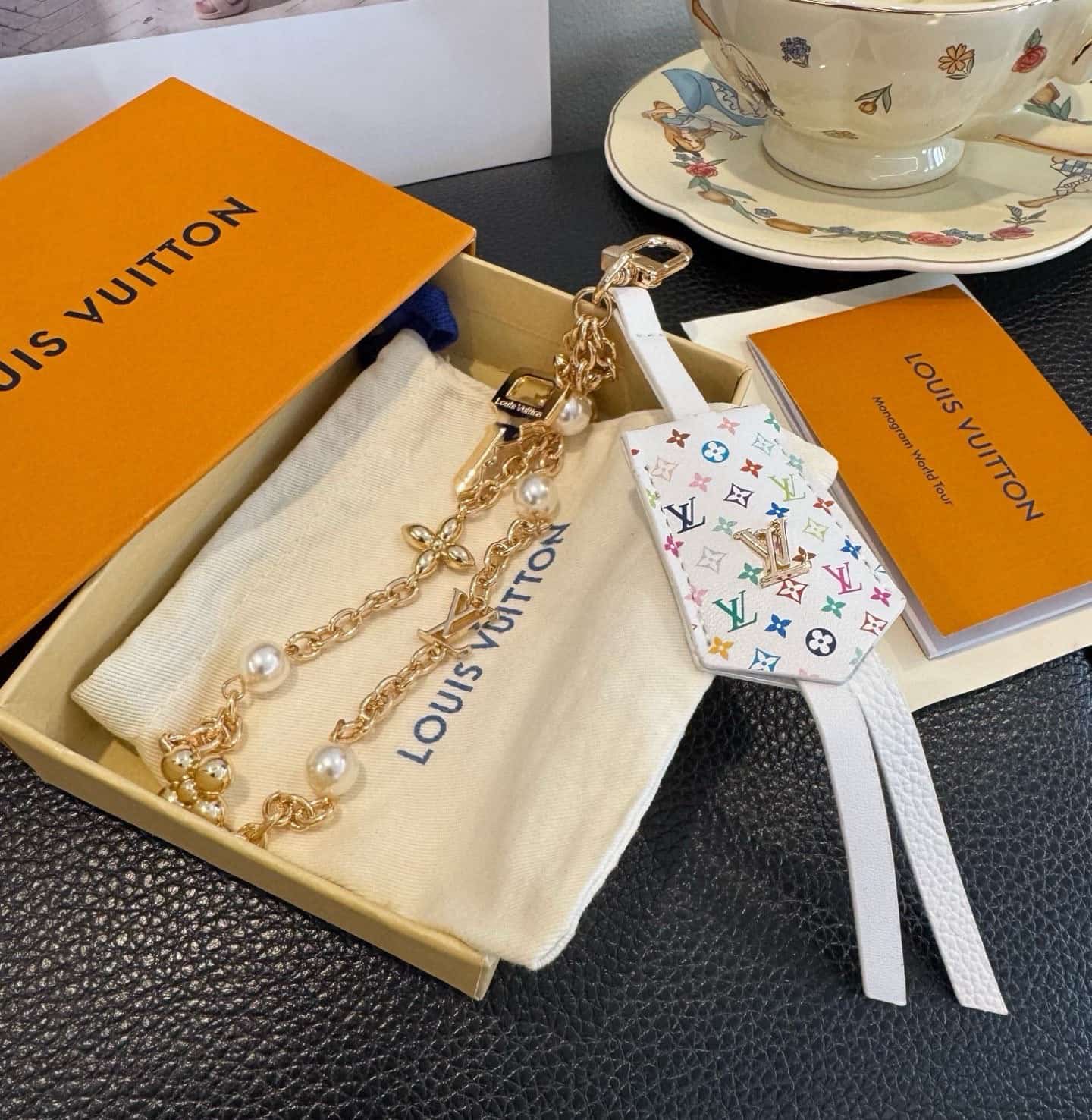 Louis Vuitton Midnight Pearls Stacking Bag Charms