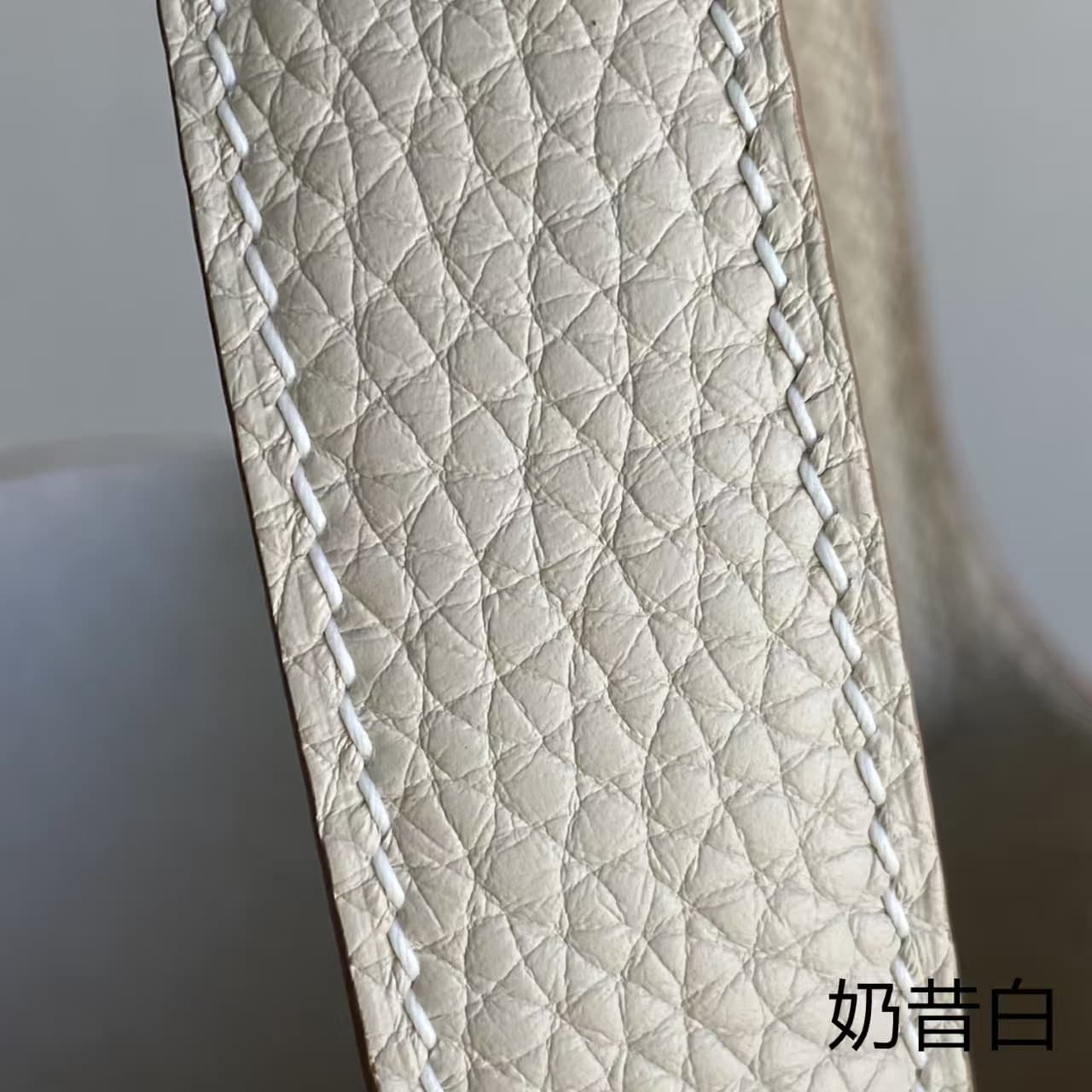 Hermès Picotin Lock 18 Bucket Bag TC Leather Silver/Gold Metal Craie Wax High