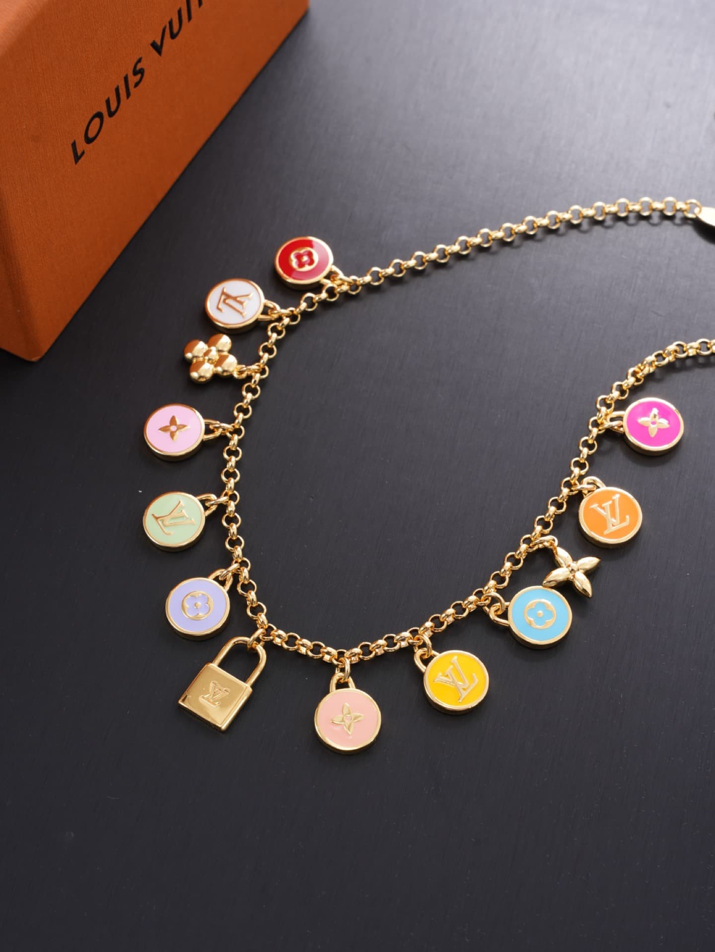 Louis Vuitton Confetti Necklace High
