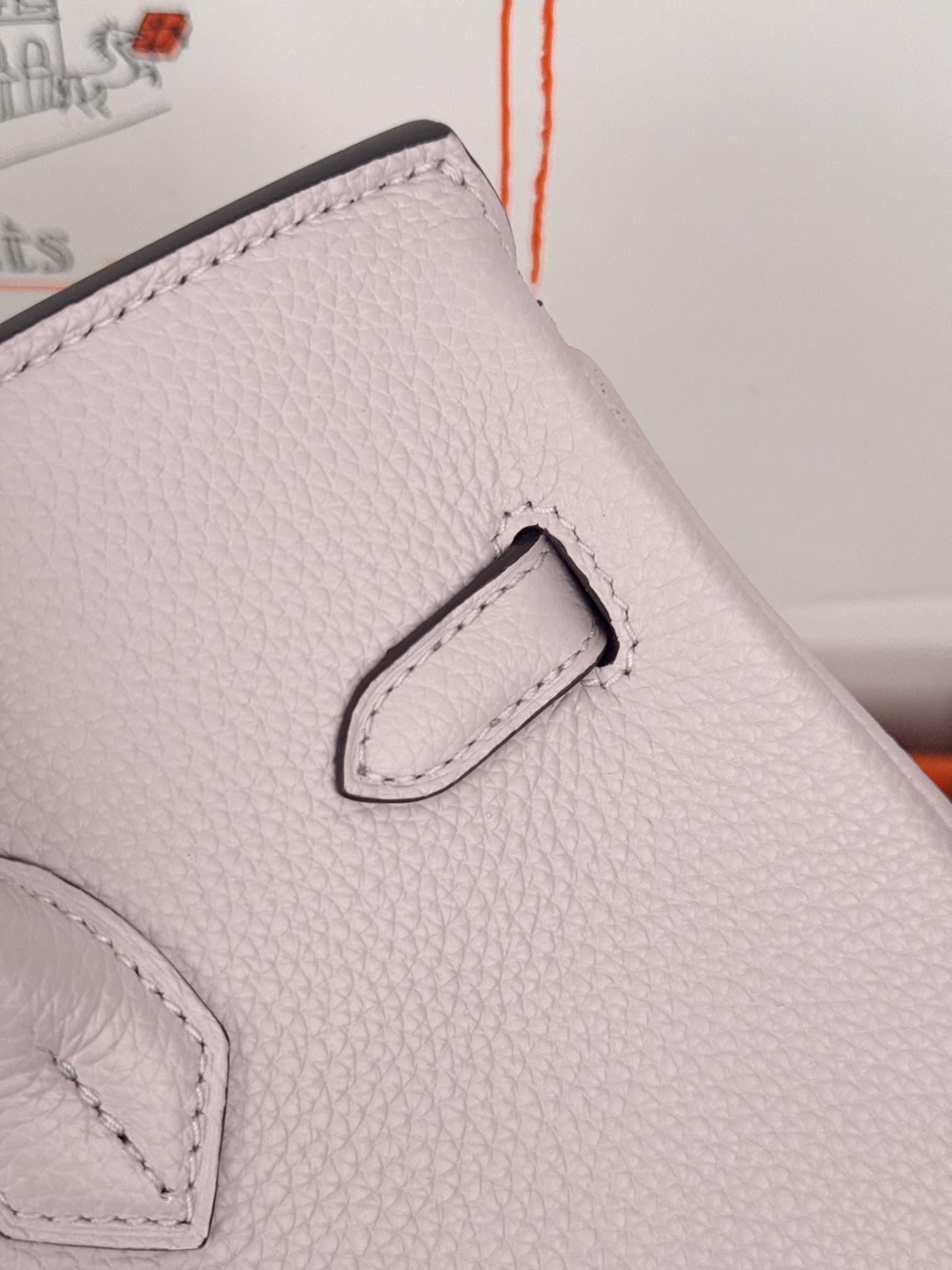 Hermes Birkin 25/30 Bag Togo Calfskin Leather Rose Sheherazade High