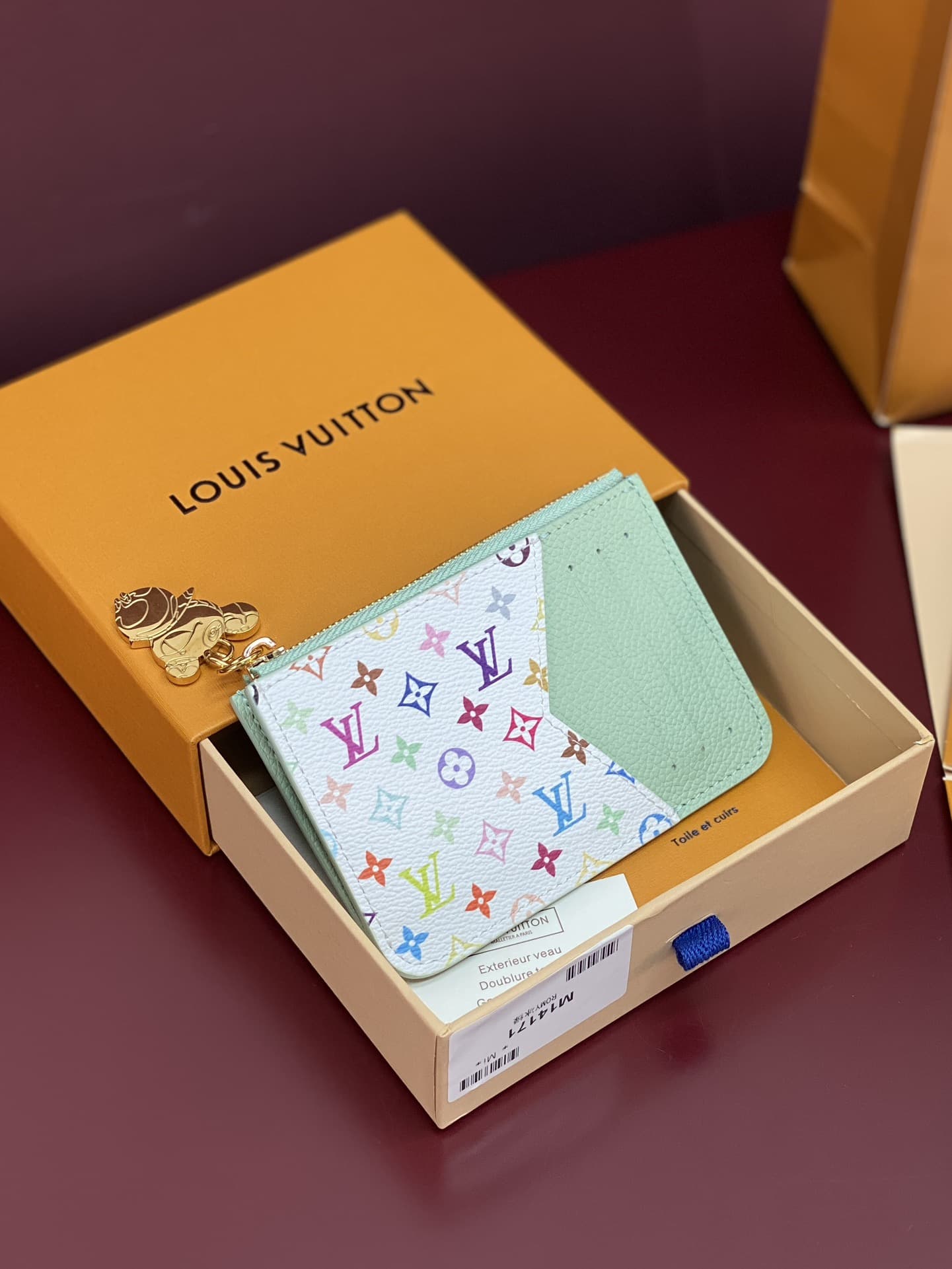 Louis Vuitton x Murakami Romy Card Holder Monogram Empreinte Leather M14171 High