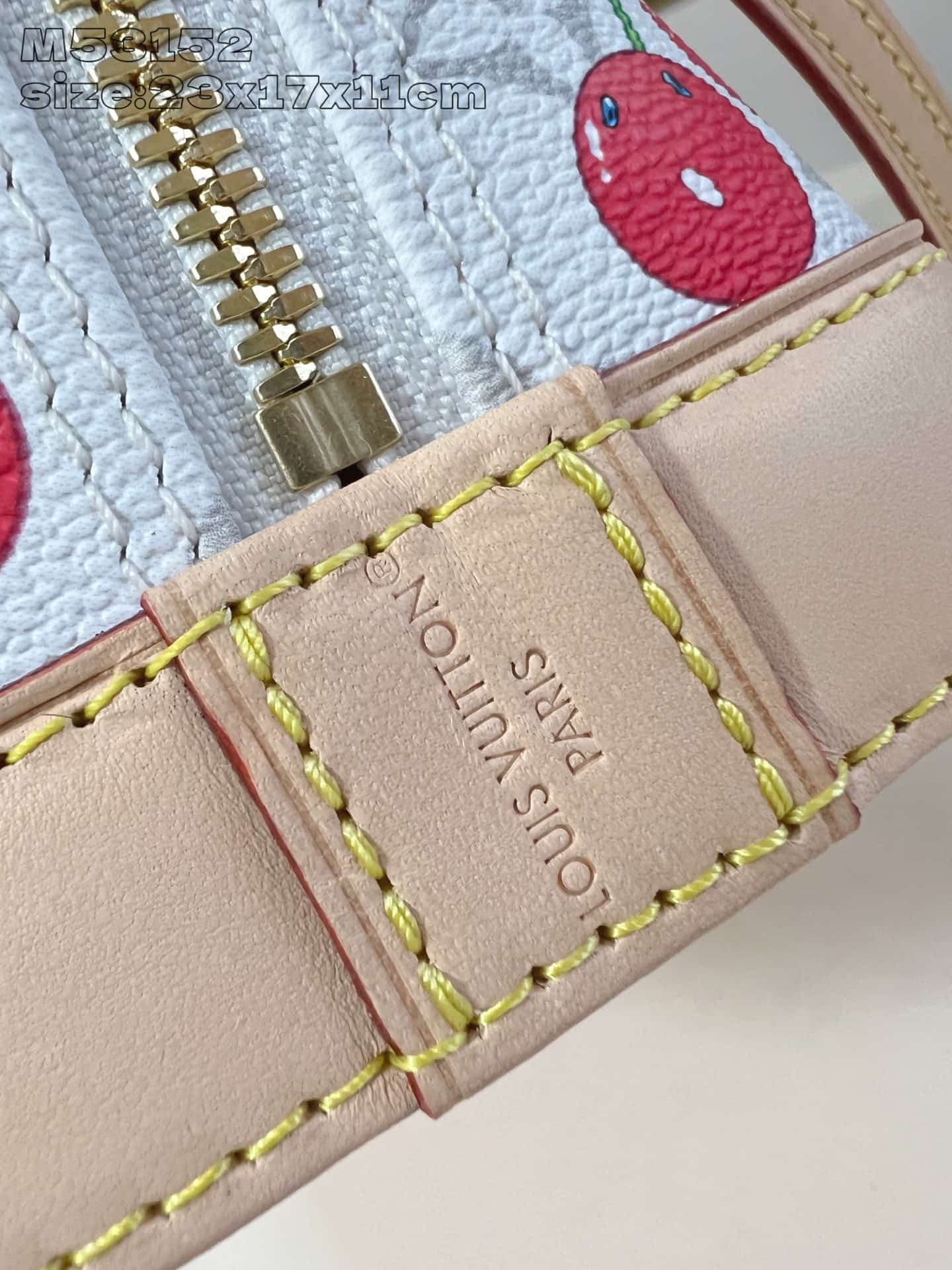 Louis Vuitton x Murakami Alma BB Monogram cherry coated canvas M14234 High