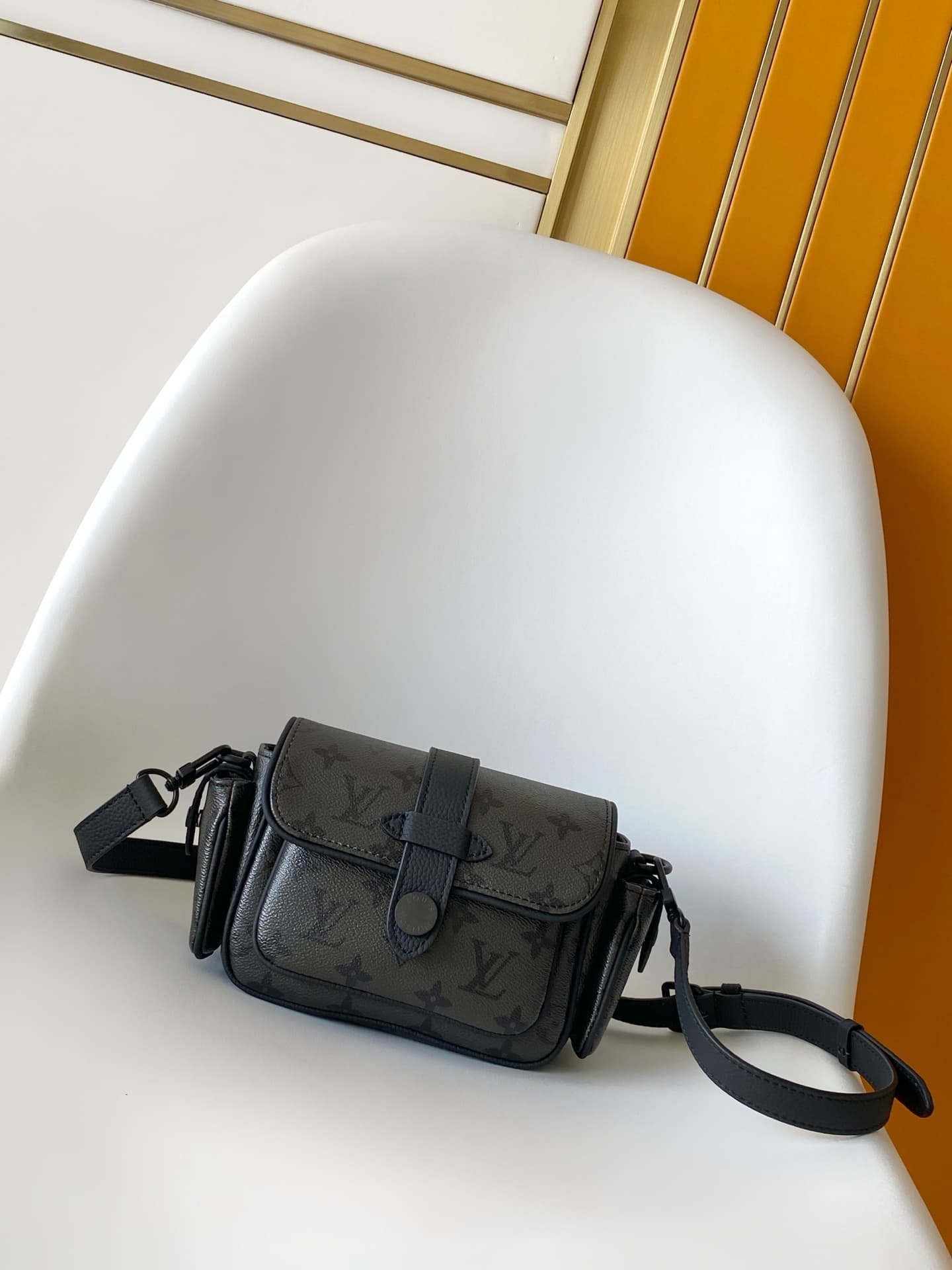 Louis Vuitton Cargo Wearable Wallet Black Monogram Midnight coated canvas M26726 High
