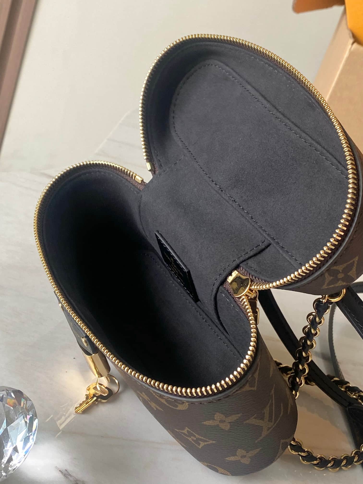 Louis Vuitton Vanity Chain Pouch Monogram coated canvas M47125 TOP