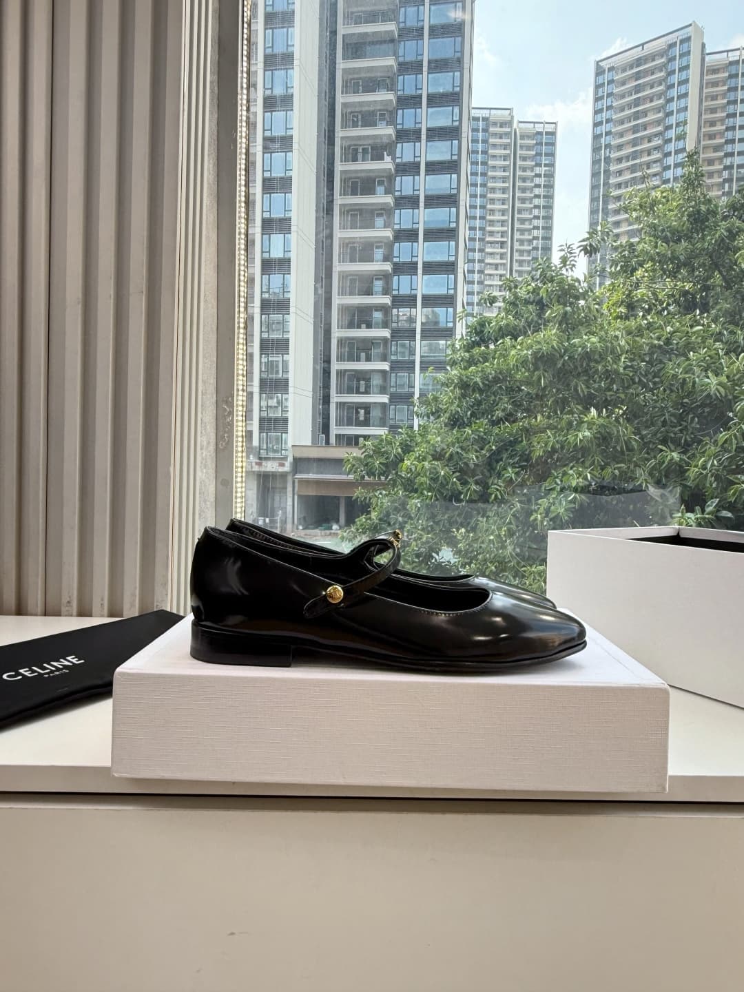Celine Mary Jane Flat Shoes Women