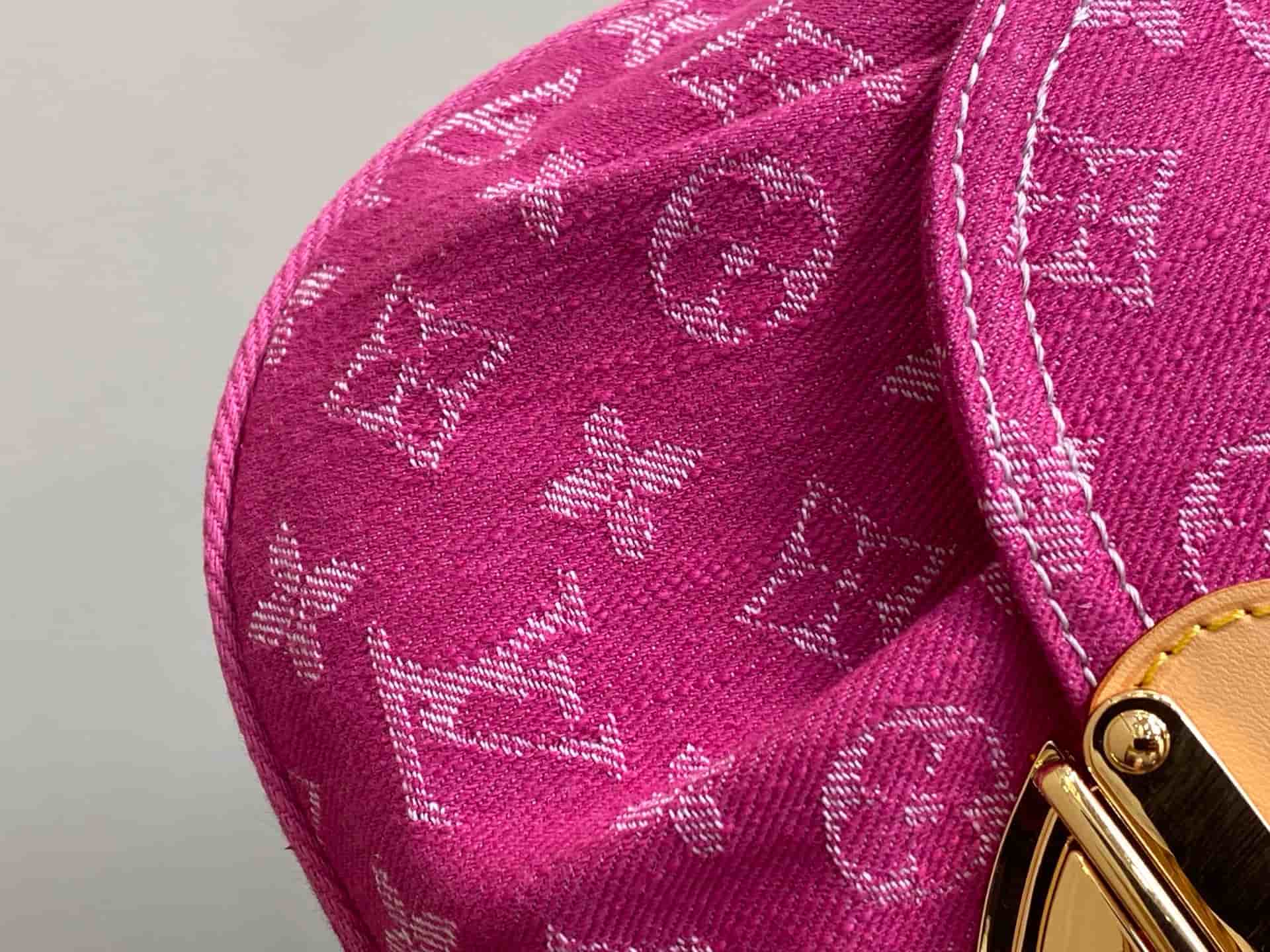 Louis Vuitton Sunset Monogram Fuchsia Denim M28291 High