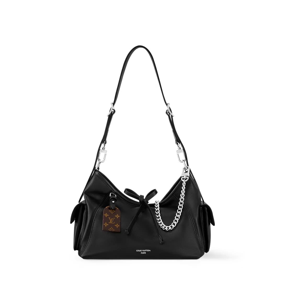 Louis Vuitton CarryAll Cargo Vibe PM Black Lambskin M24861 TOP