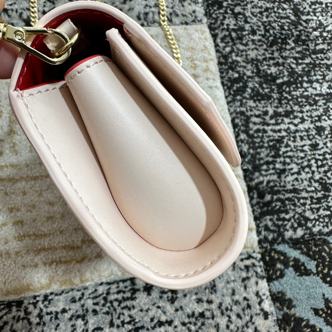 Christian Louboutin Loubi54 leather shoulder bag in cream High