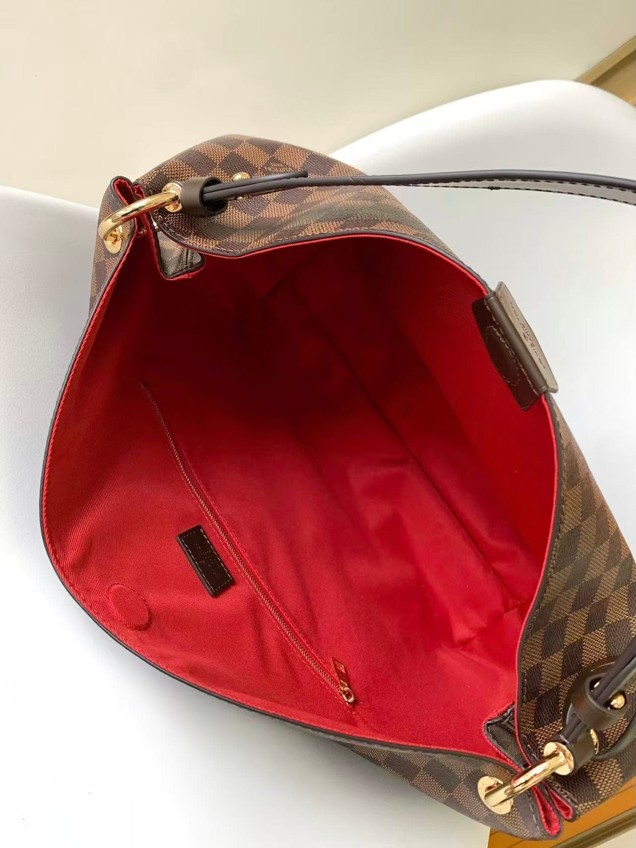 Louis Vuitton Graceful in Damier Ebene coated canvas High