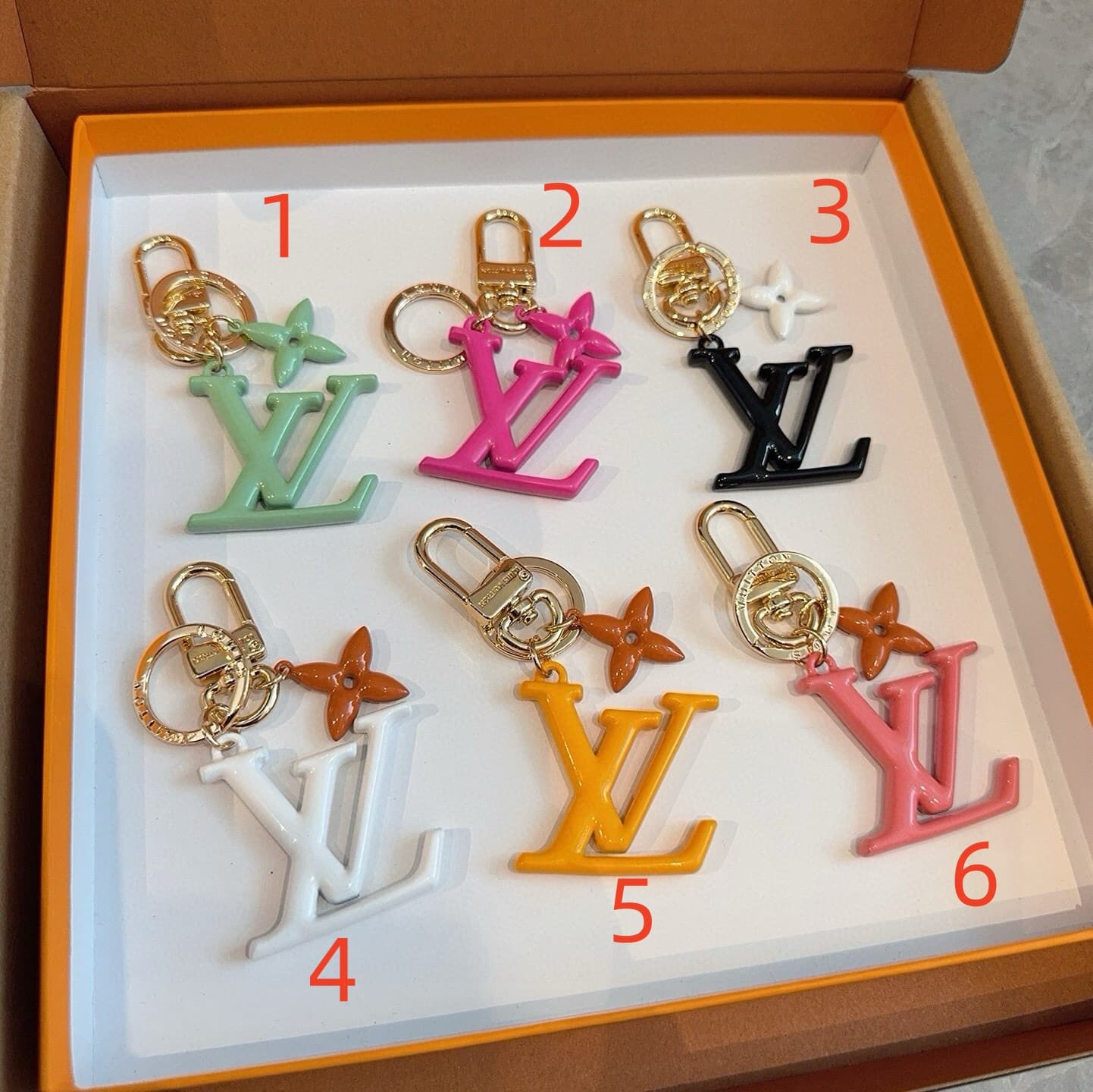 Louis Vuitton bag keychain Charm
