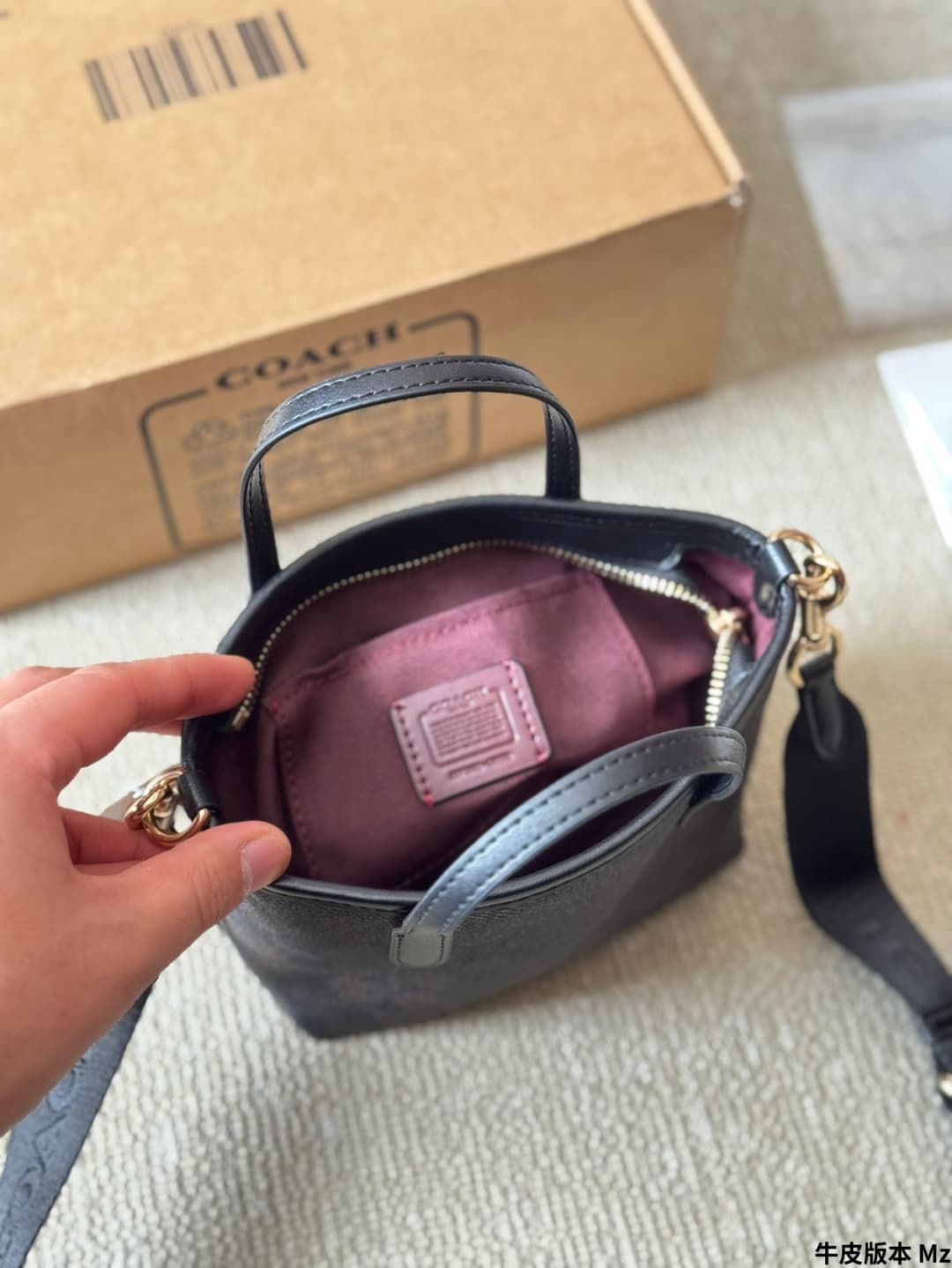 Coach City Mini Tote Bag In Signature Canvas