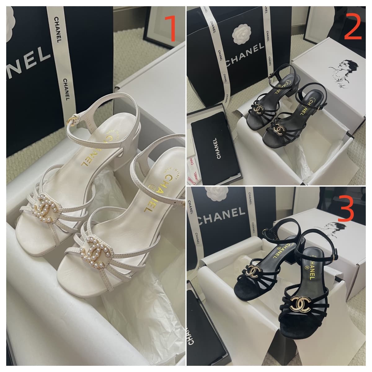 Chanel Sandal Shoes Medium  Women