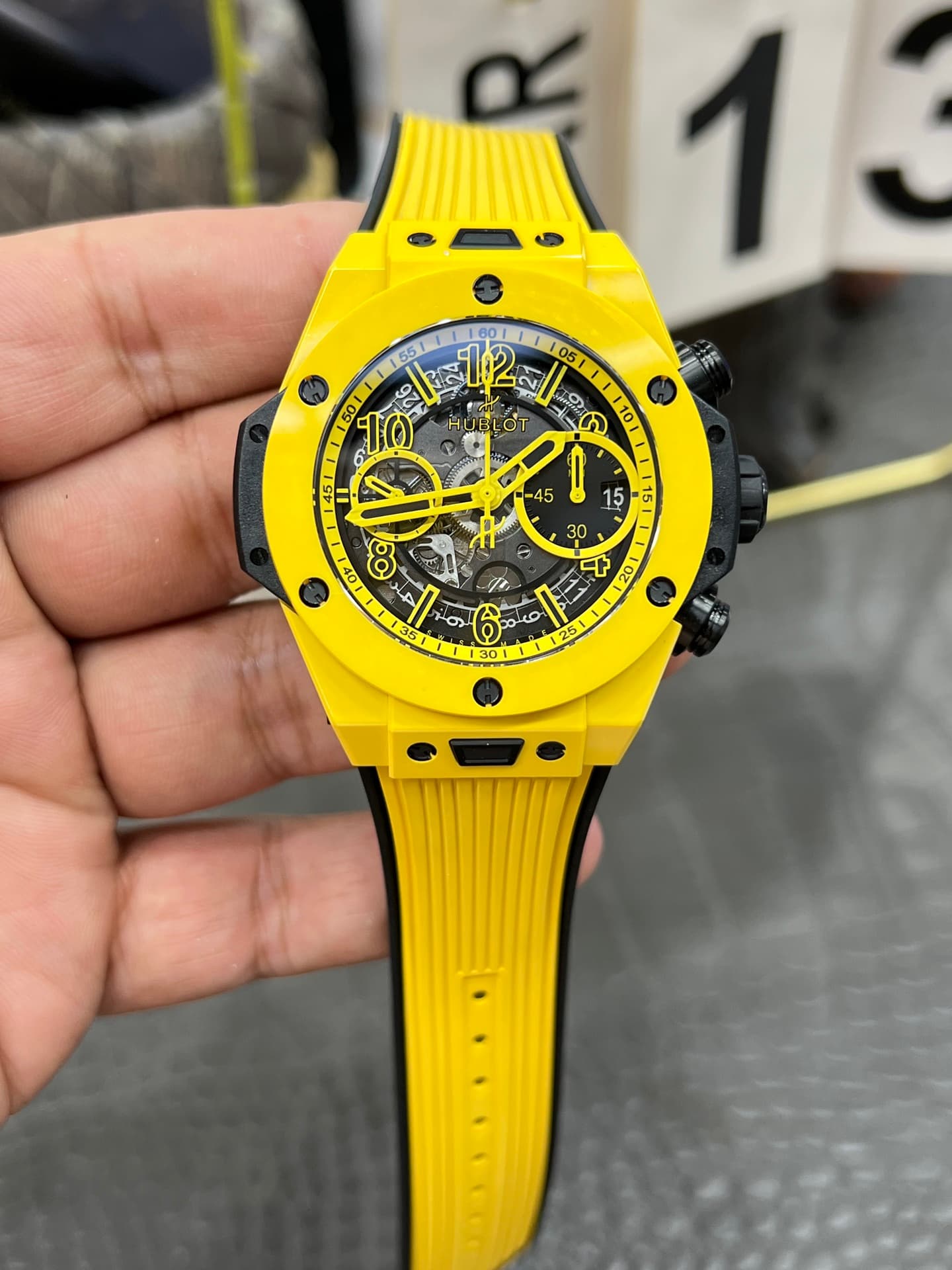 Hublot Big Bang Unico Yellow Magic Watch TOP