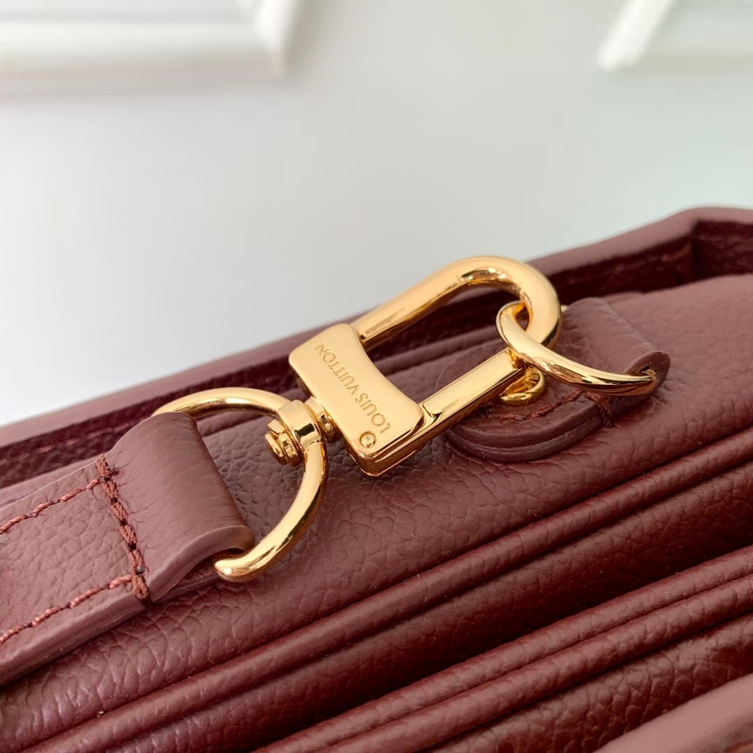 Louis Vuitton POCHETTE METIS Bag Monogram Empreinte M41487 Wine Red High