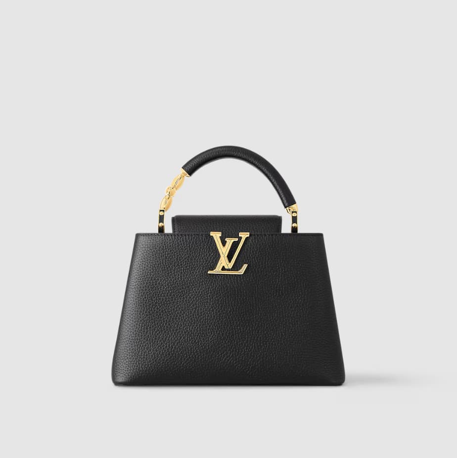 Louis Vuitton Capucines BB Taurillon Leather M24698 Black Top