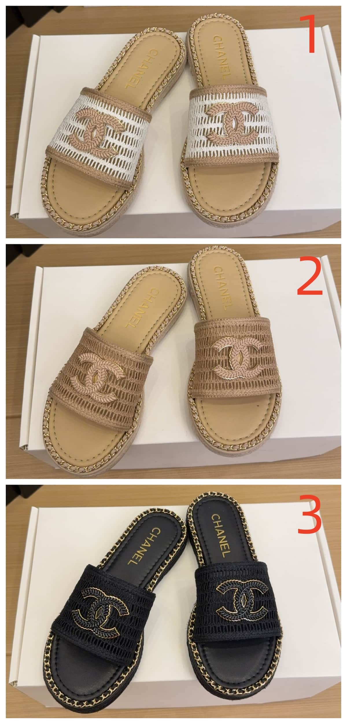 Chanel Sandal Shoes Low Women