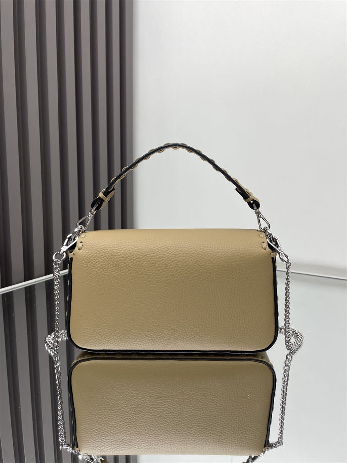 MINI BAGUETTE Selleria bag with 309 hand-sewn topstitches High