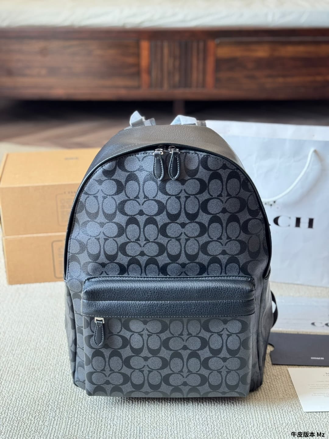Coach Charles Backpack In Signature Canvas