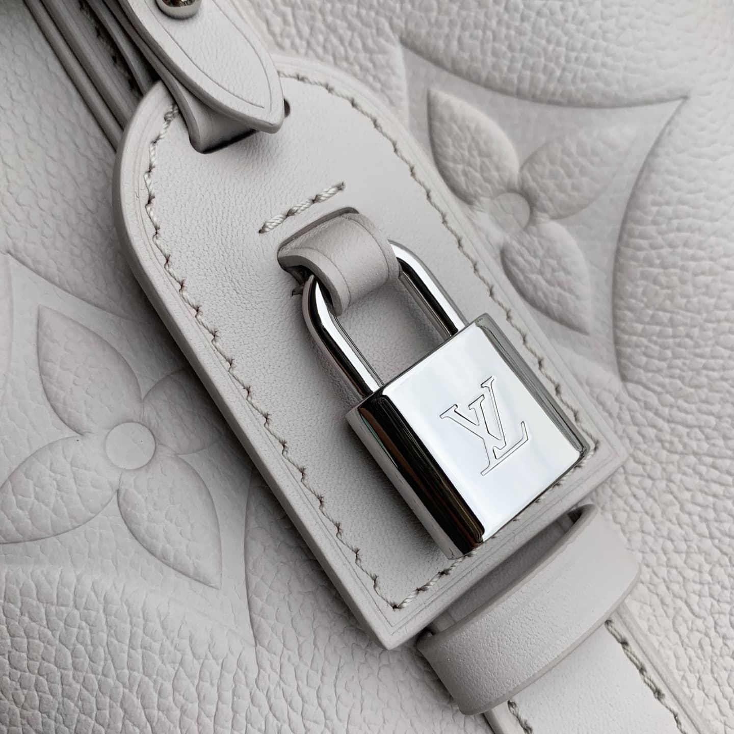 Louis Vuitton All In BB Brume Gray Monogram Empreinte Leather M28342 High