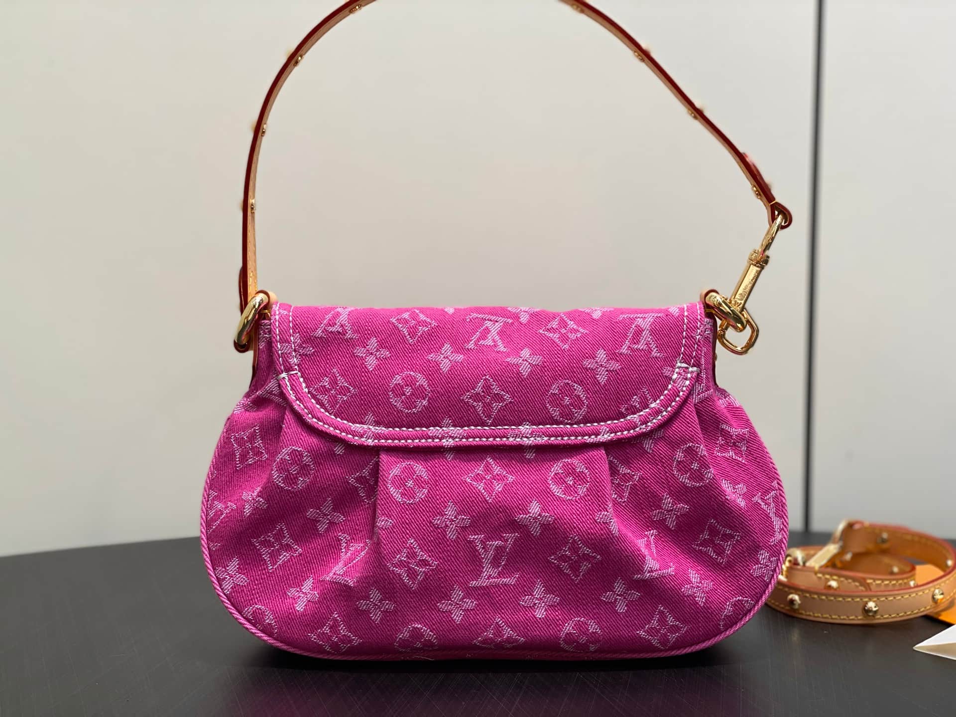 Louis Vuitton Sunset Monogram Fuchsia Denim M28291 High