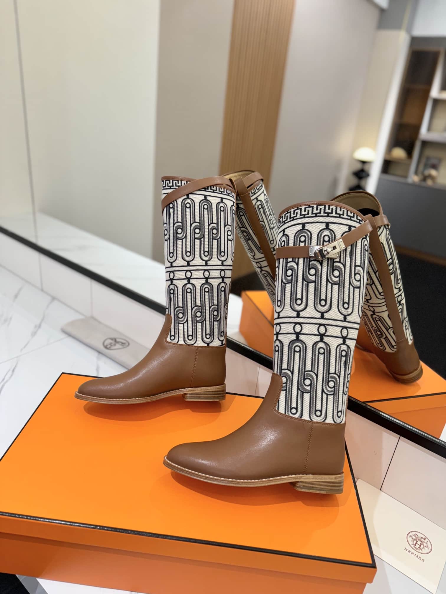 Hermes Jumping Boots Shoes Women