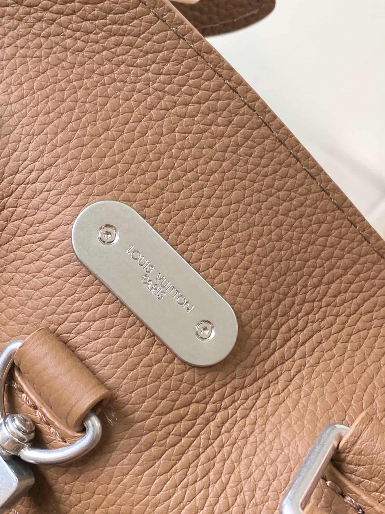 Louis Vuitton Steamer 30 Tan LV Touch calfskin leather M26758 TOP