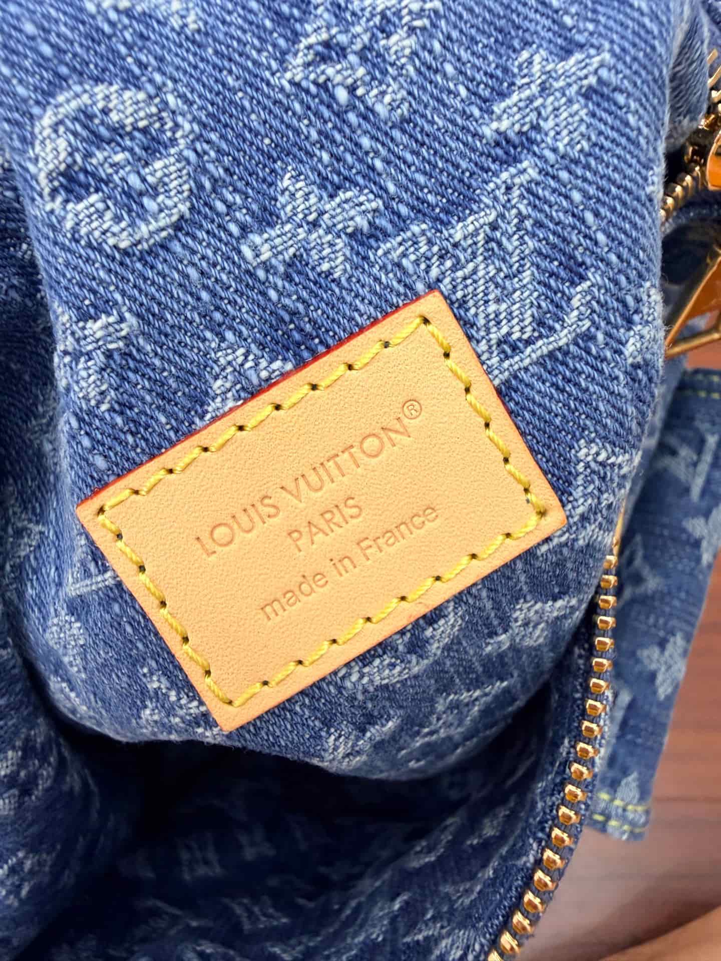 Louis Vuitton Baggy Monogram Blue Denim M27329 TOP
