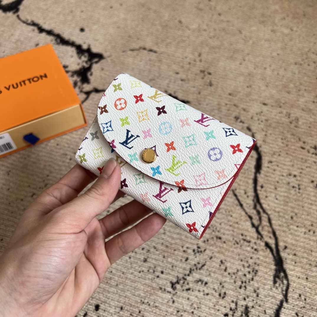 Louis Vuitton x Murakami Rosalie Coin Purse Monogram coated canvas M13399 High