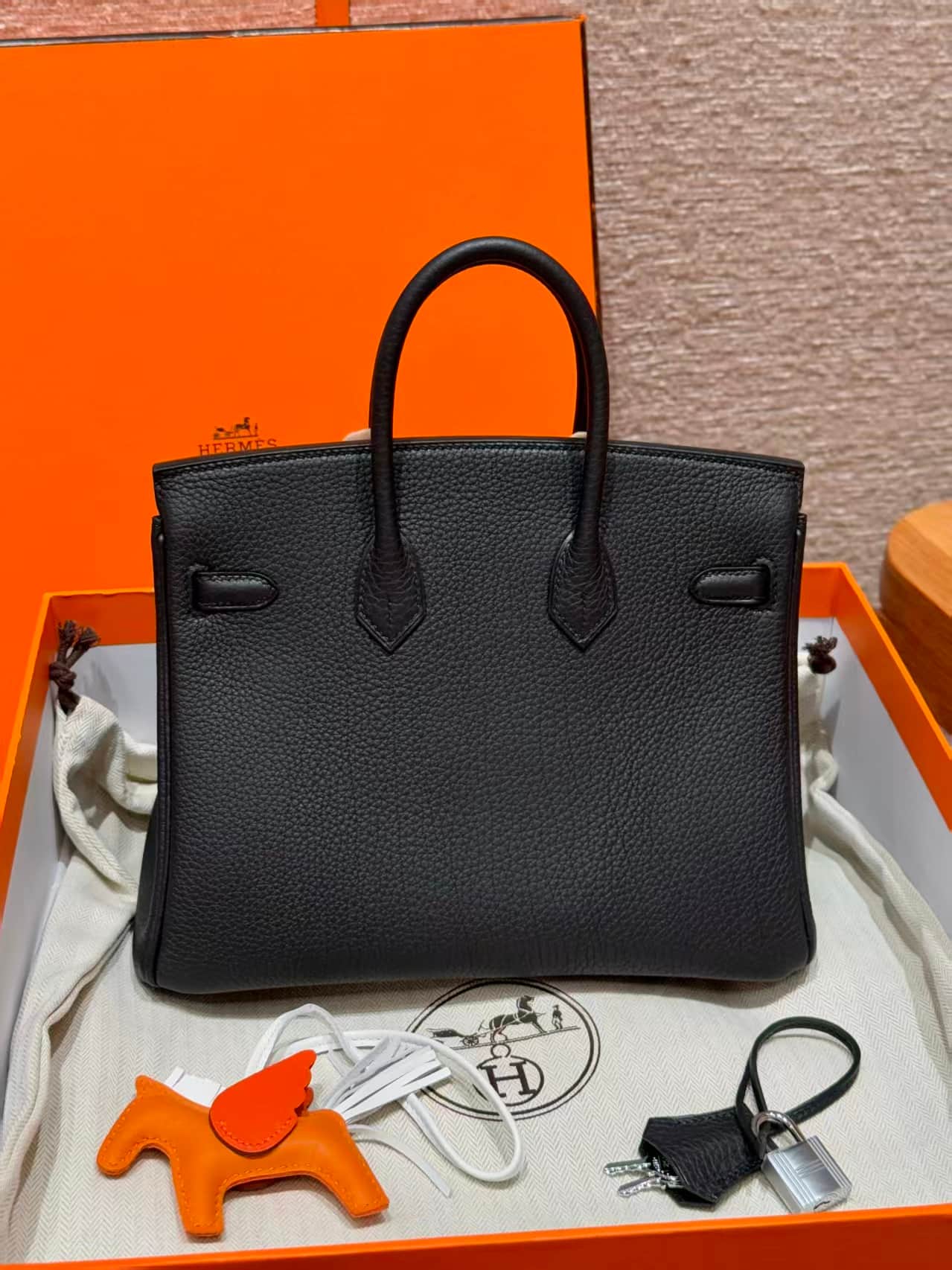 Hermes Birkin 25/30/35cm Bag Togo Leather With Veins Silver WAX High Customizing Style