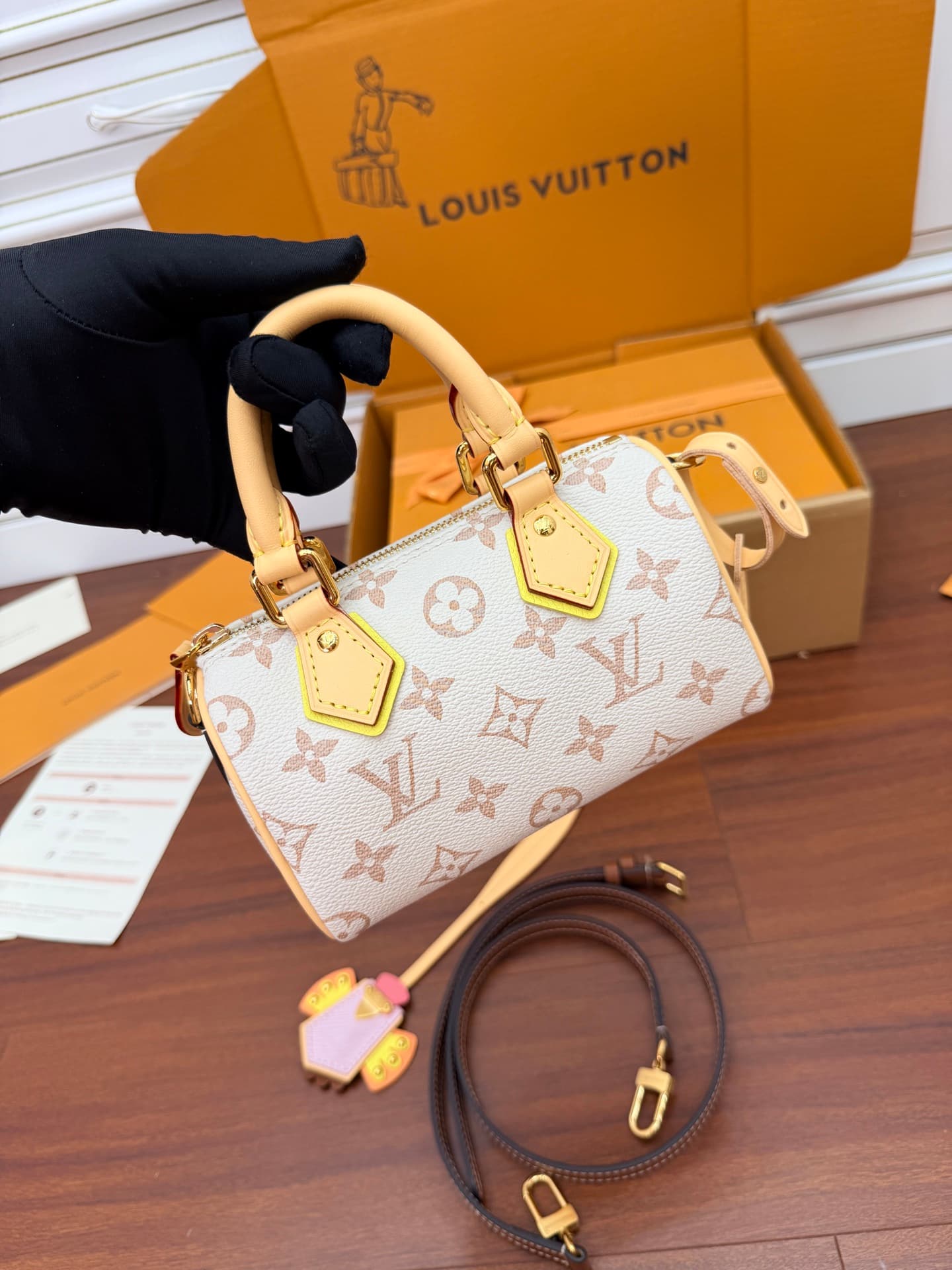 Louis Vuitton Nano Speedy Monogram Dune Coated canvas M29781 TOP