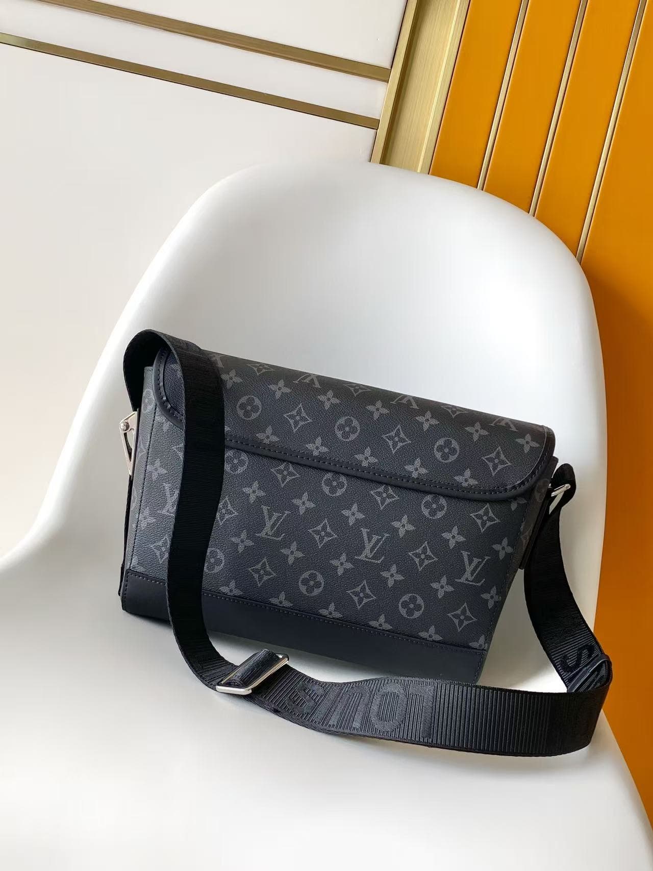 Louis Vuitton Courrier Messenger Black Monogram Eclipse coated canvas M28630 High
