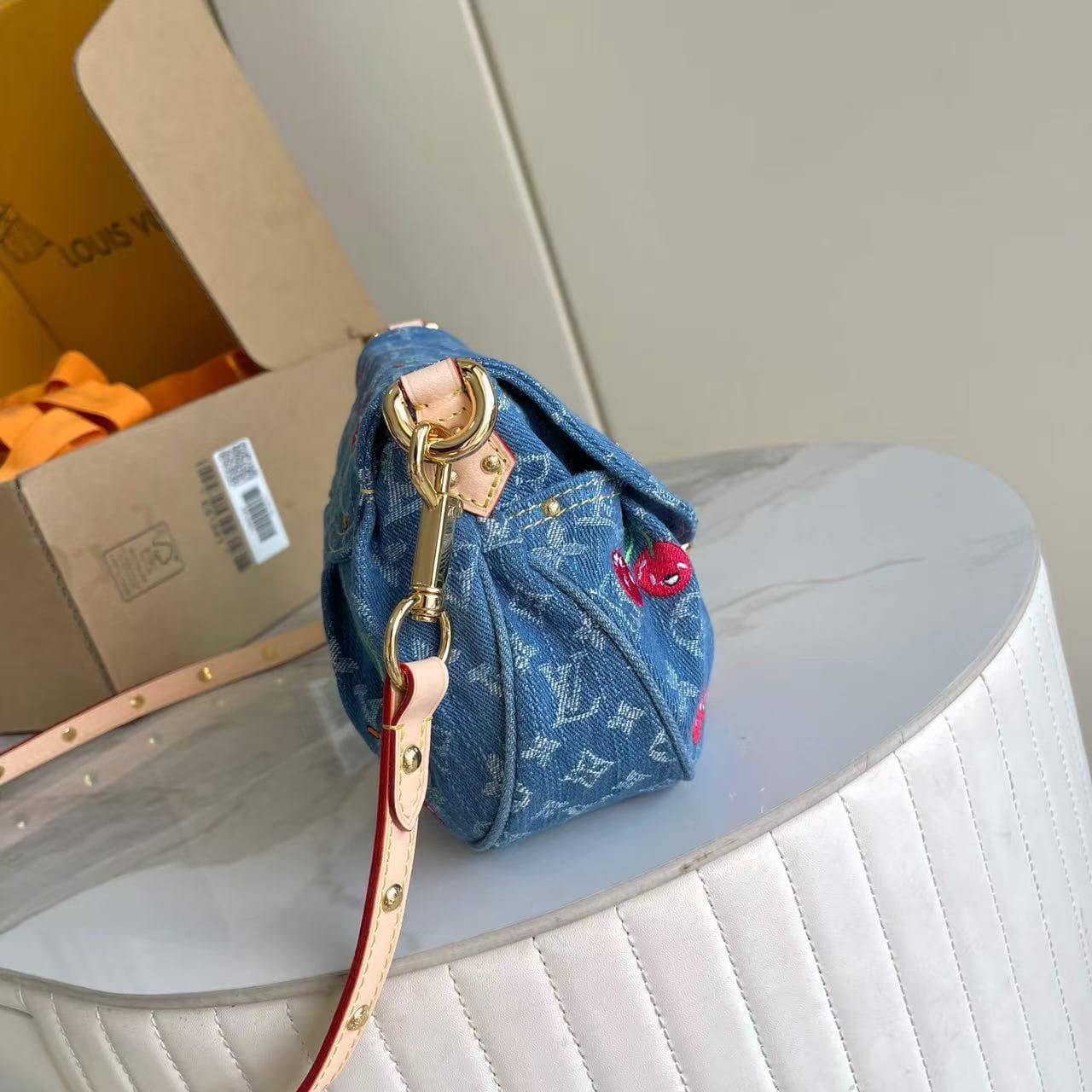 Louis Vuitton x Murakami Sunset Monogram cherry denim M13680 High