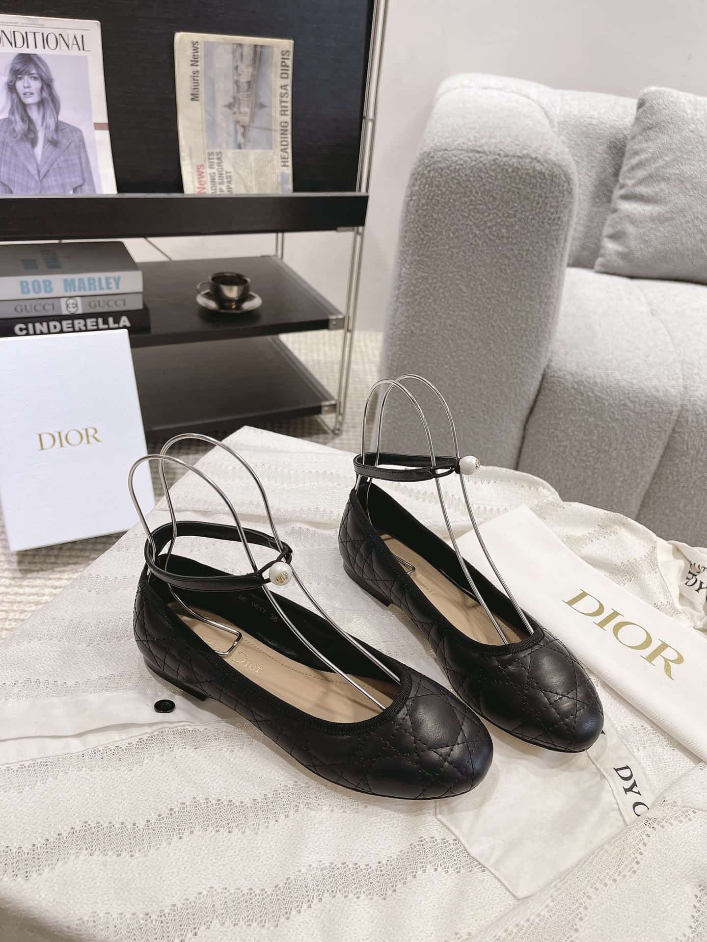 Dior Ballet Flat Shoes Women