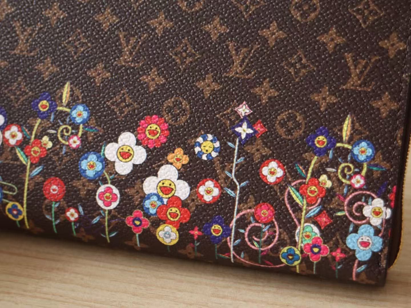 Louis Vuitton x Murakami Zippy Wallet Monogram coated canvas M14162 High