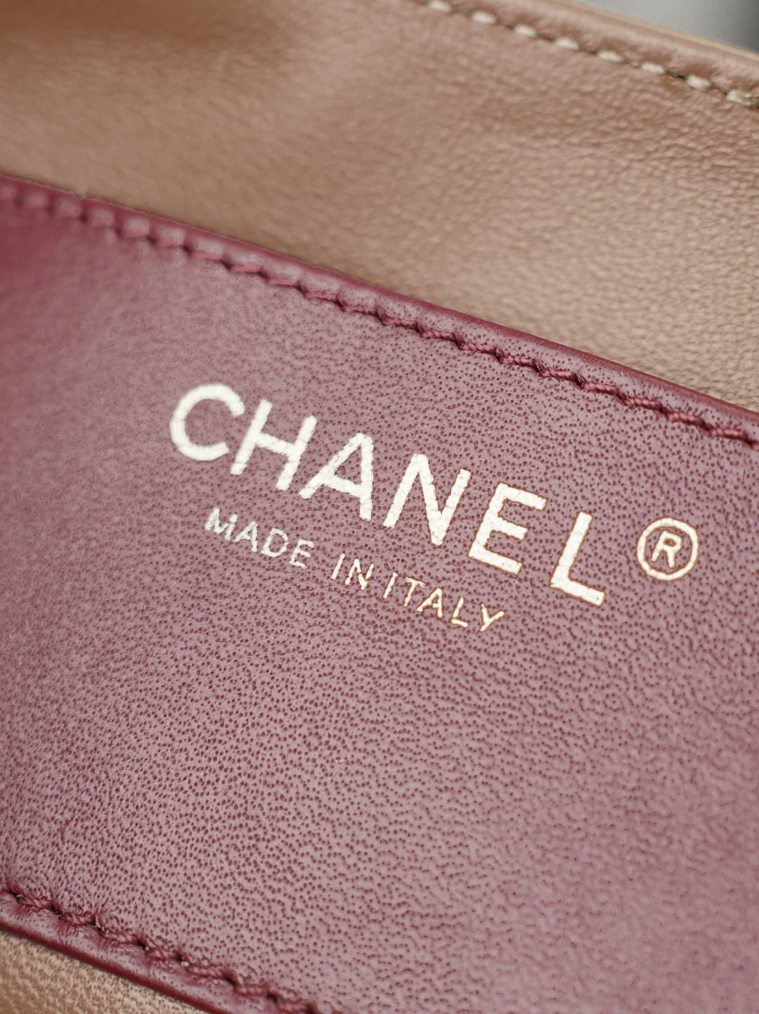 Chanel Small Bowling Bag Grained Shiny Calfskin & Gold-Tone Metal AS6143 Beige High
