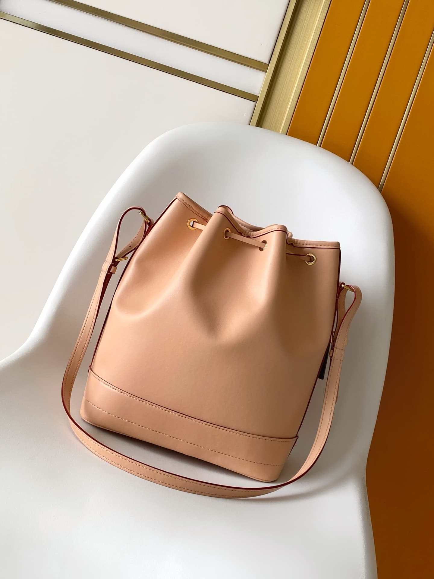 Louis Vuitton Noé Beige VVN cowhide leather M27389 High