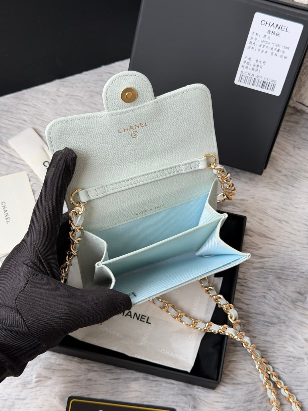 Chanel Classic Flap Wallet AP0238 A