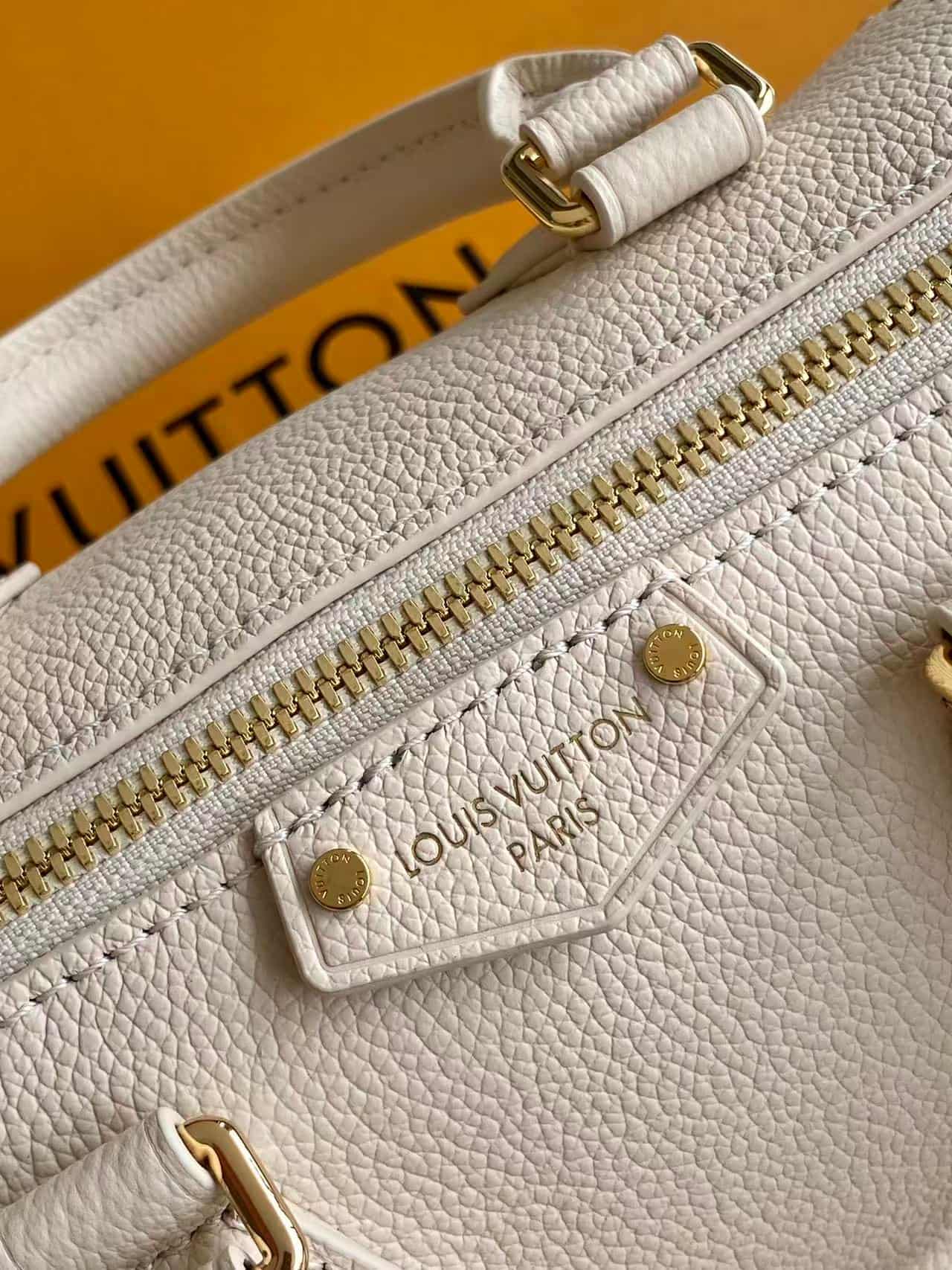 Louis Vuitton Speedy Trunk 20 Almond Calfskin leather M29876 High