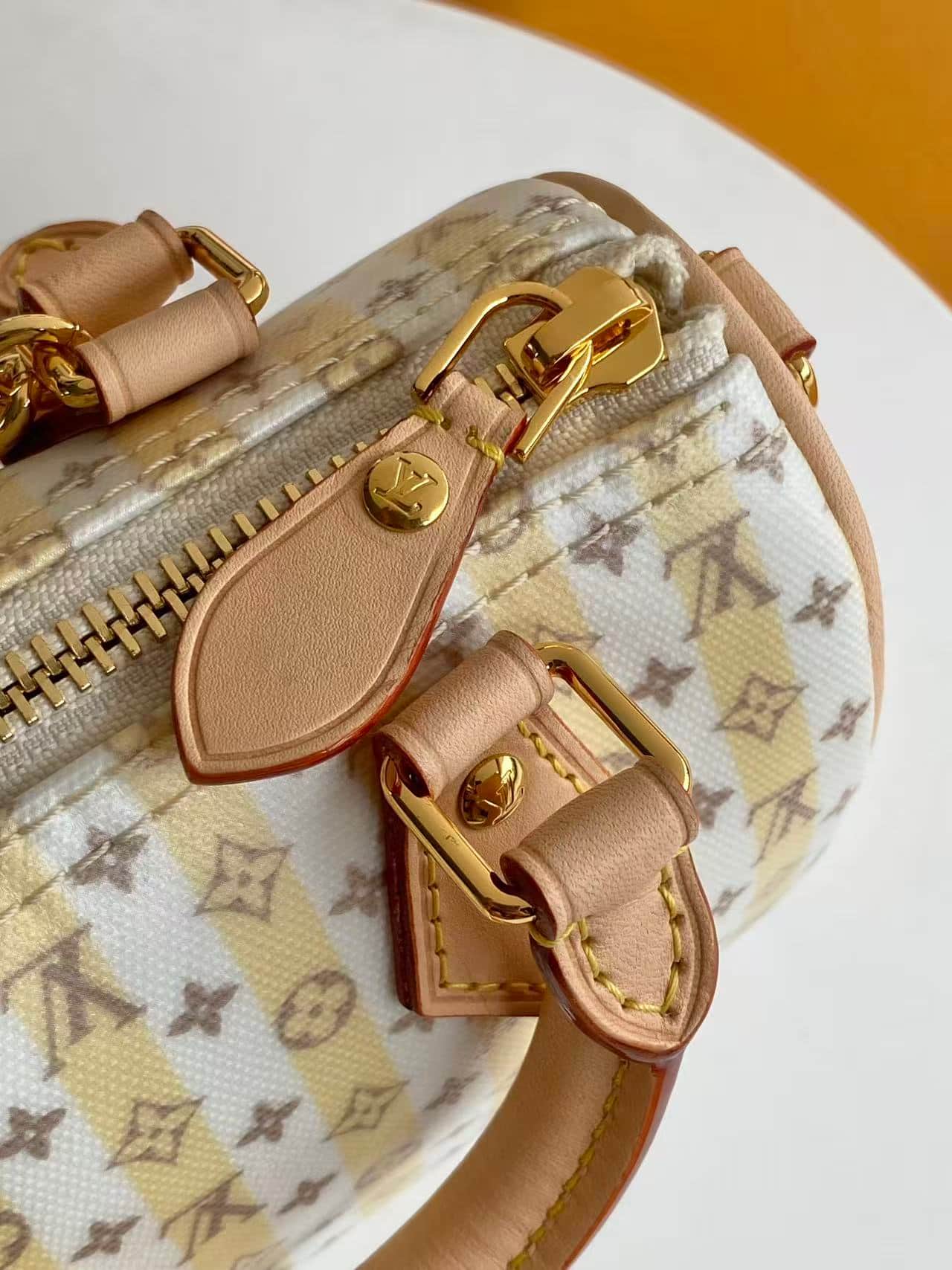 Louis Vuitton Nano Speedy LV Stamp Banana Coated canvas M29030 High