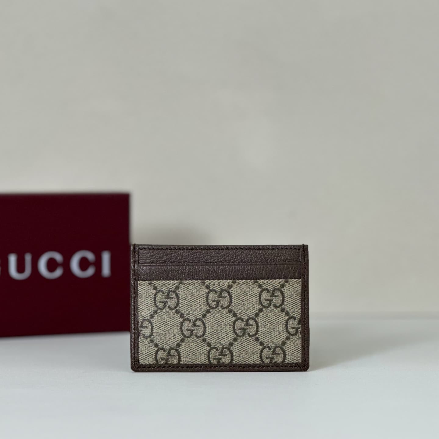Gucci Ophidia card case wallet Coffee 838486 High