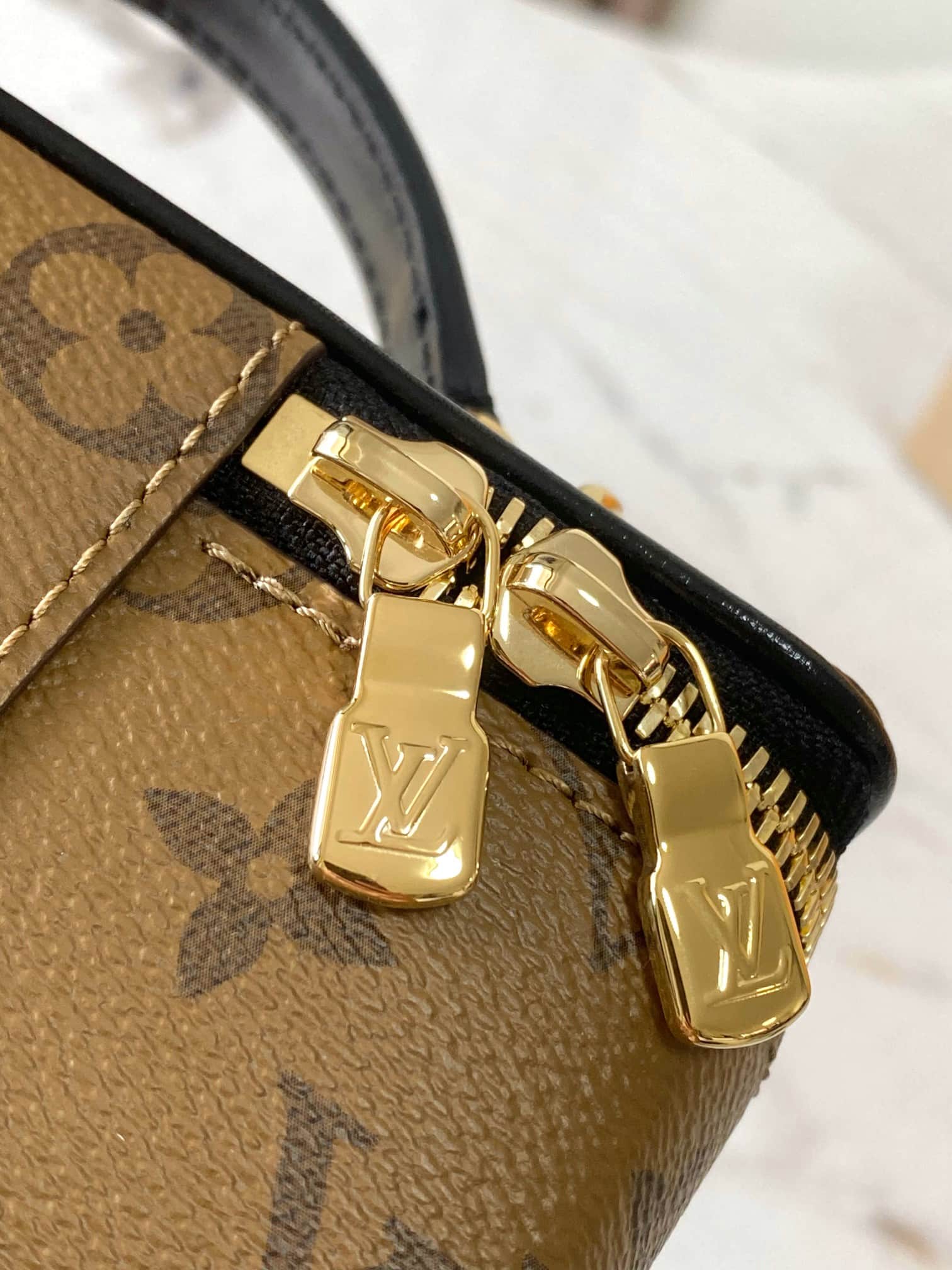 Louis Vuitton Vanity Pouch Trunk Monogram Reverse Coated canvas M29548 TOP