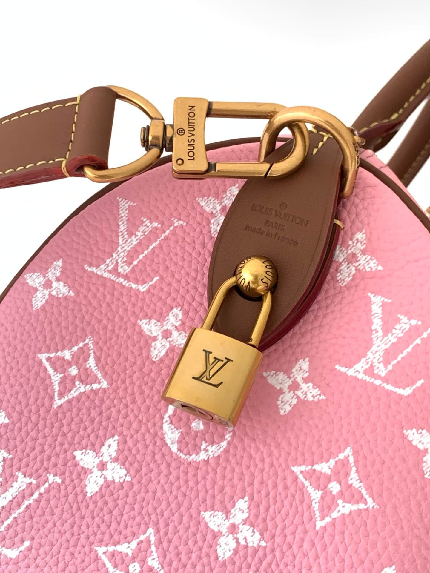 Louis Vuitton Speedy P9 Bandoulière 25 Pink Sakura Calf leather M15279 High