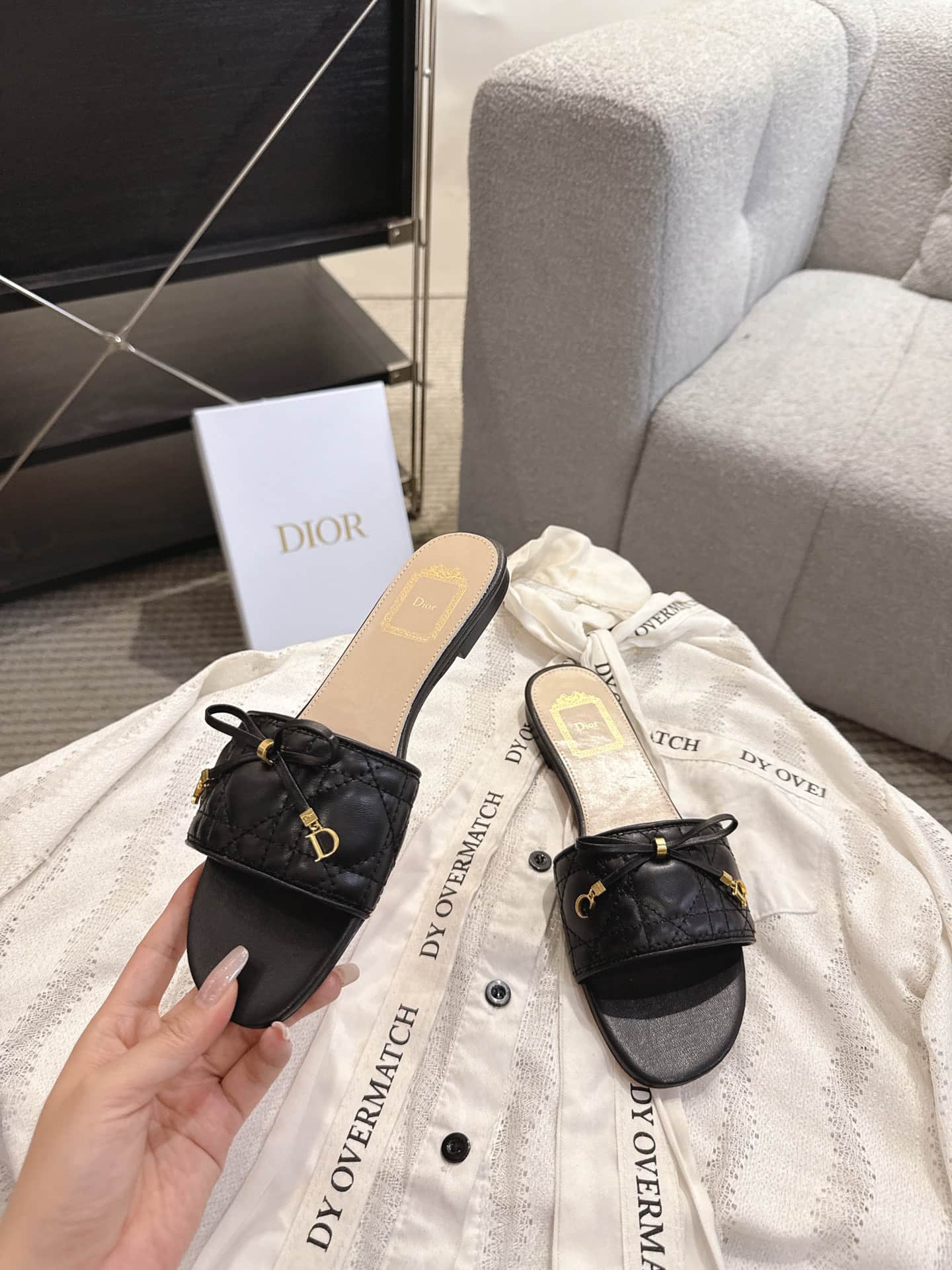 Dior Cannage Slide Shoes Women