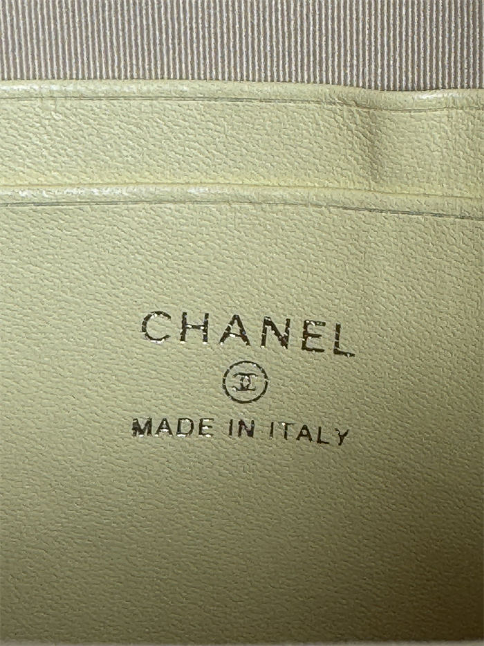 Chanel Mini Backpack Grained Calfskin Gold-Tone Metal AP3753 Yellow A