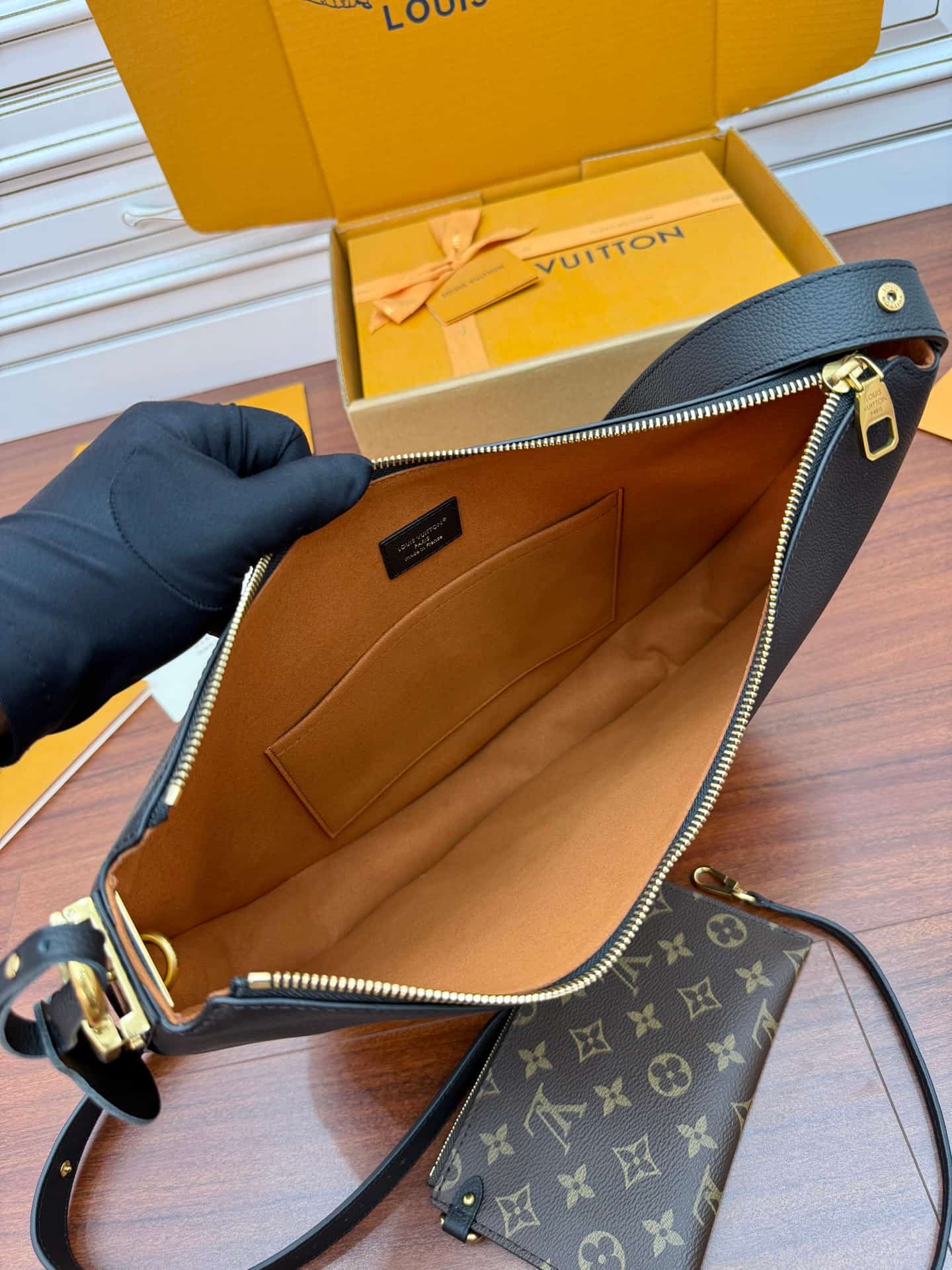 Louis Vuitton Low Key Cookie MM  Calf leather M14417 Black TOP
