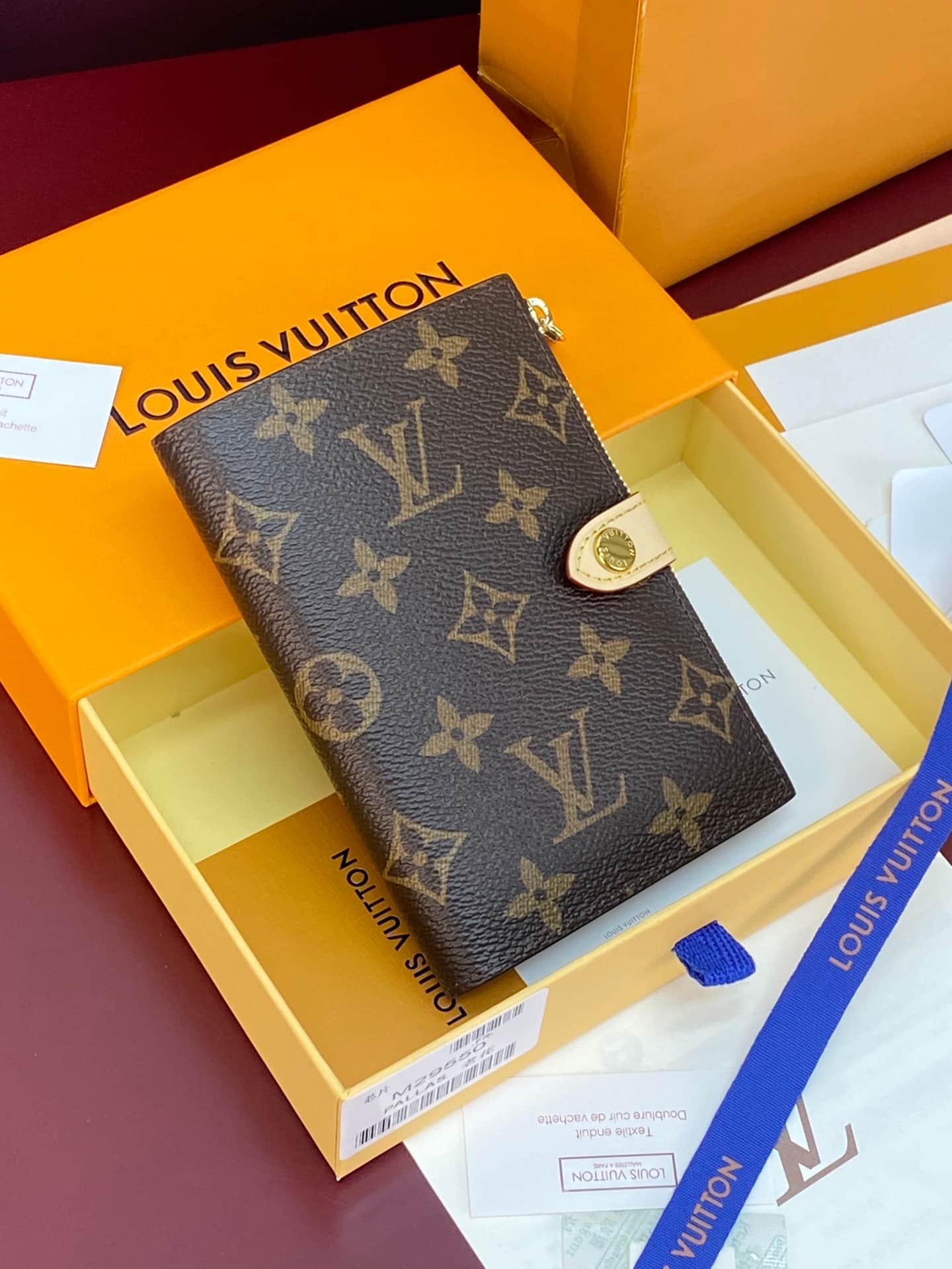 Louis Vuitton Locked Passport Cover Monogram coated canvas M29550 High